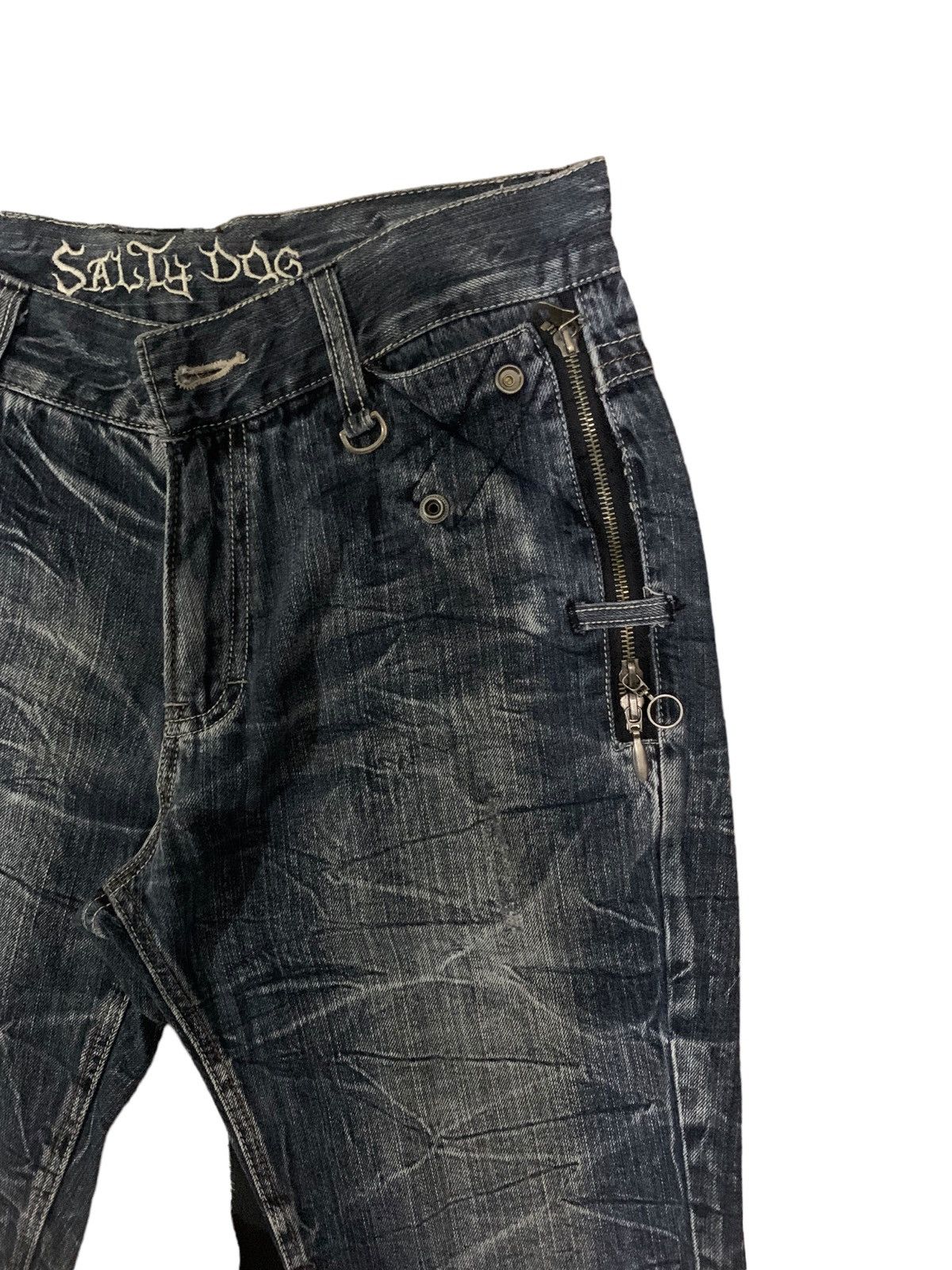 If Six Was Nine × Japanese Brand × Tornado Mart Vintage Salty Dog Seditionaries Style Tornado Mart Jeans Size US 31 - 9 Thumbnail