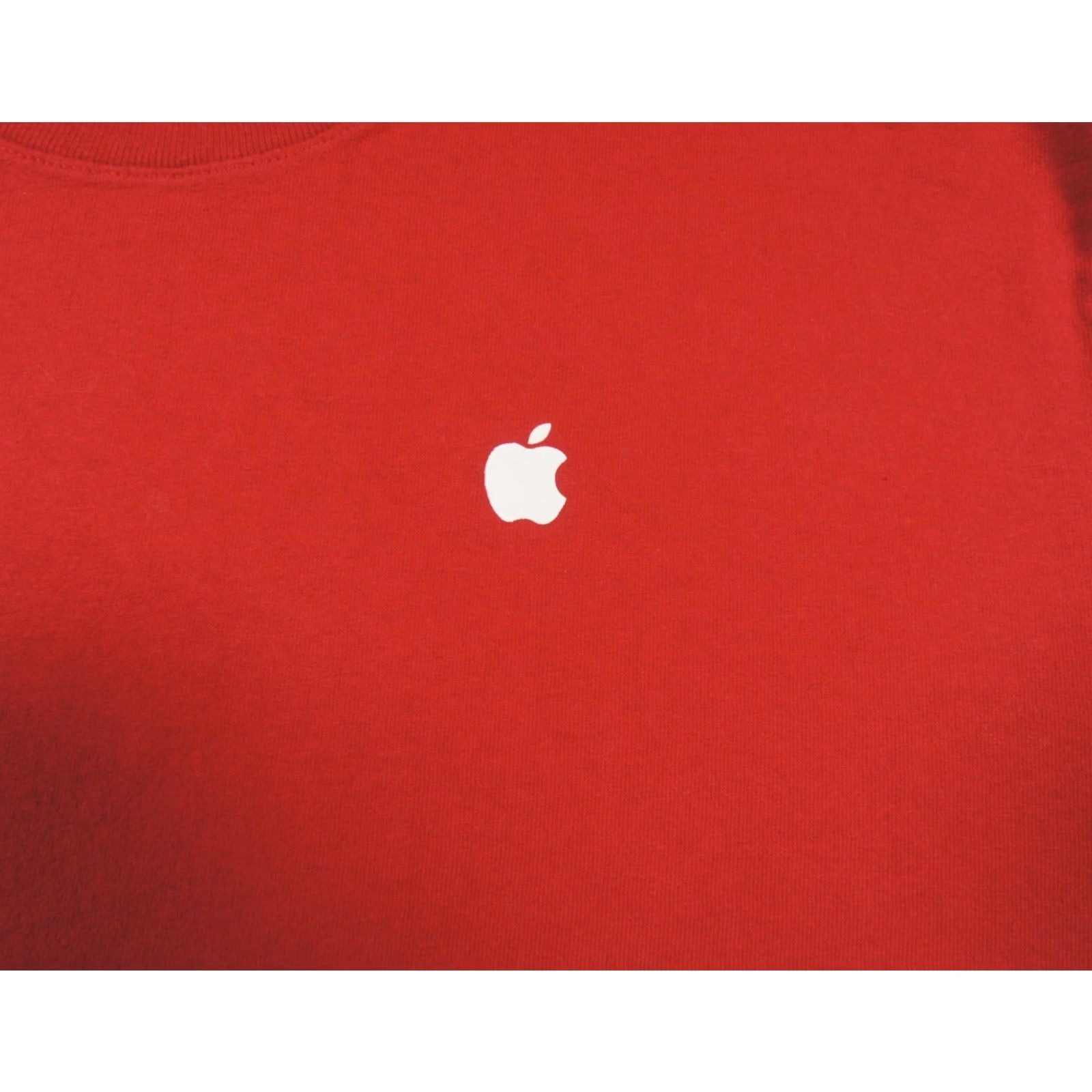 Apple VINTAGE Apple Shirt Mens XL Red Long Sleeve Computer Technology Store Employee Tee Size US XL / EU 56 / 4 - 3 Thumbnail