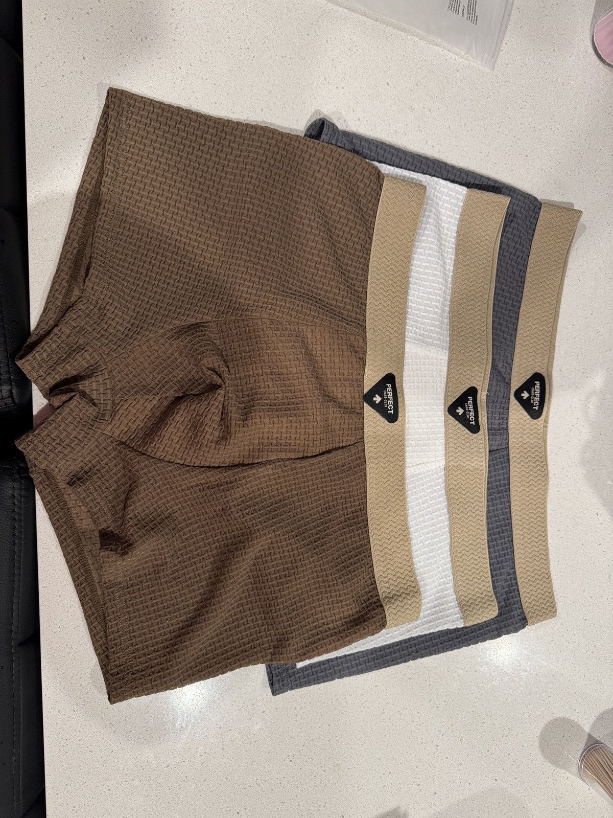 Other Waffle-Knit Boxer Briefs with Neutral Waistbands Size 28 - 3 Thumbnail