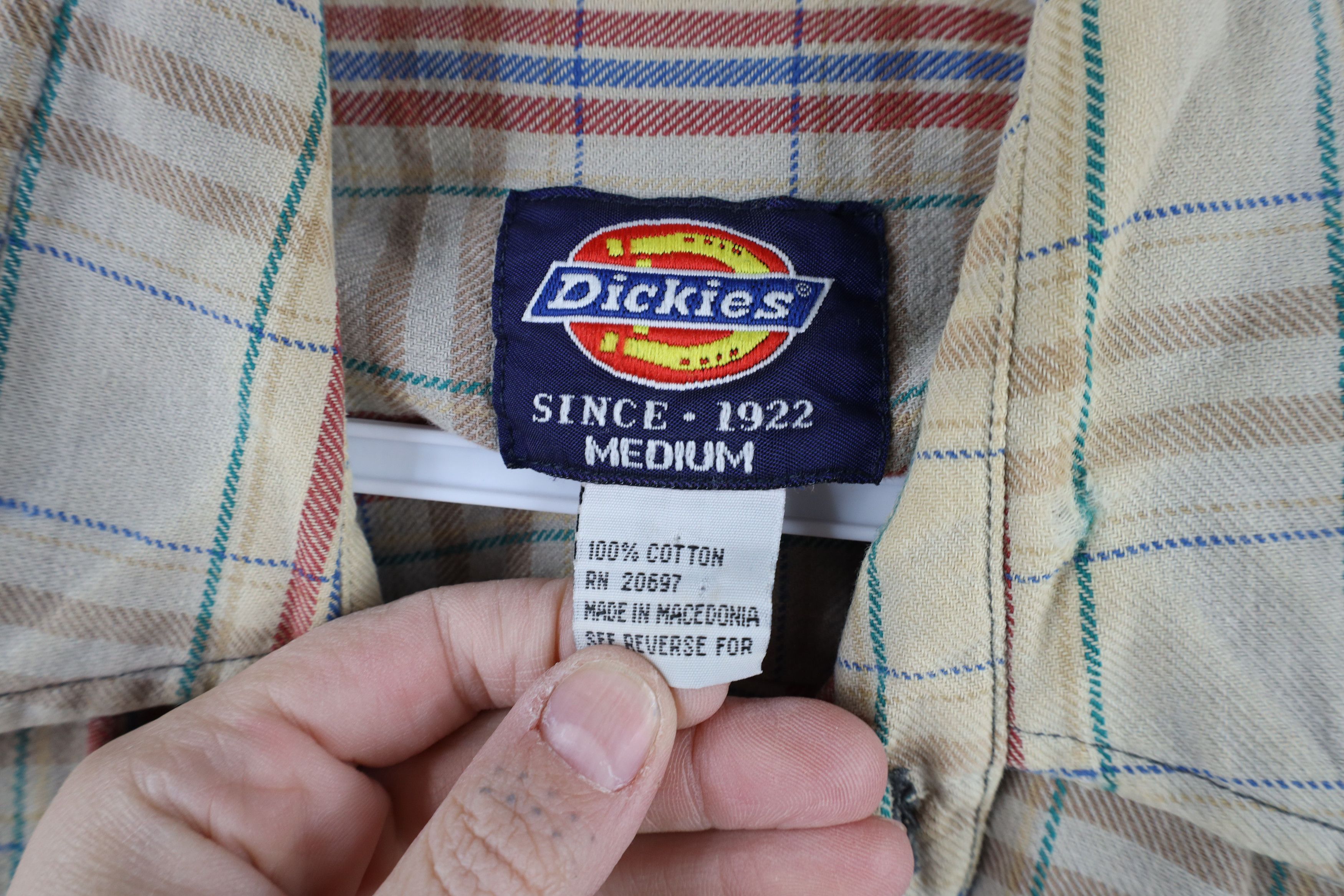 Dickies × Vintage Vintage 70s 80s Dickies Collared Workwear Button Shirt Size US M / EU 48-50 / 2 - 12 Thumbnail