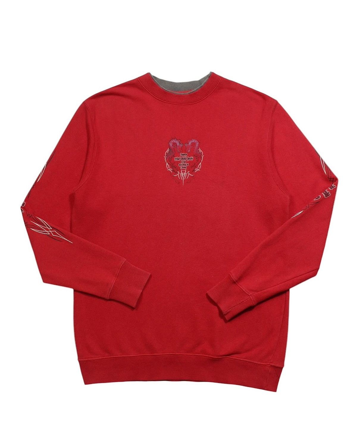 Hysteric Glamour × Kamakura × Vintage 2000S DIG DEEP TRIBAL DOUBLE HEADS SWEATER Size US L / EU 52-54 / 3 - 1 Thumbnail