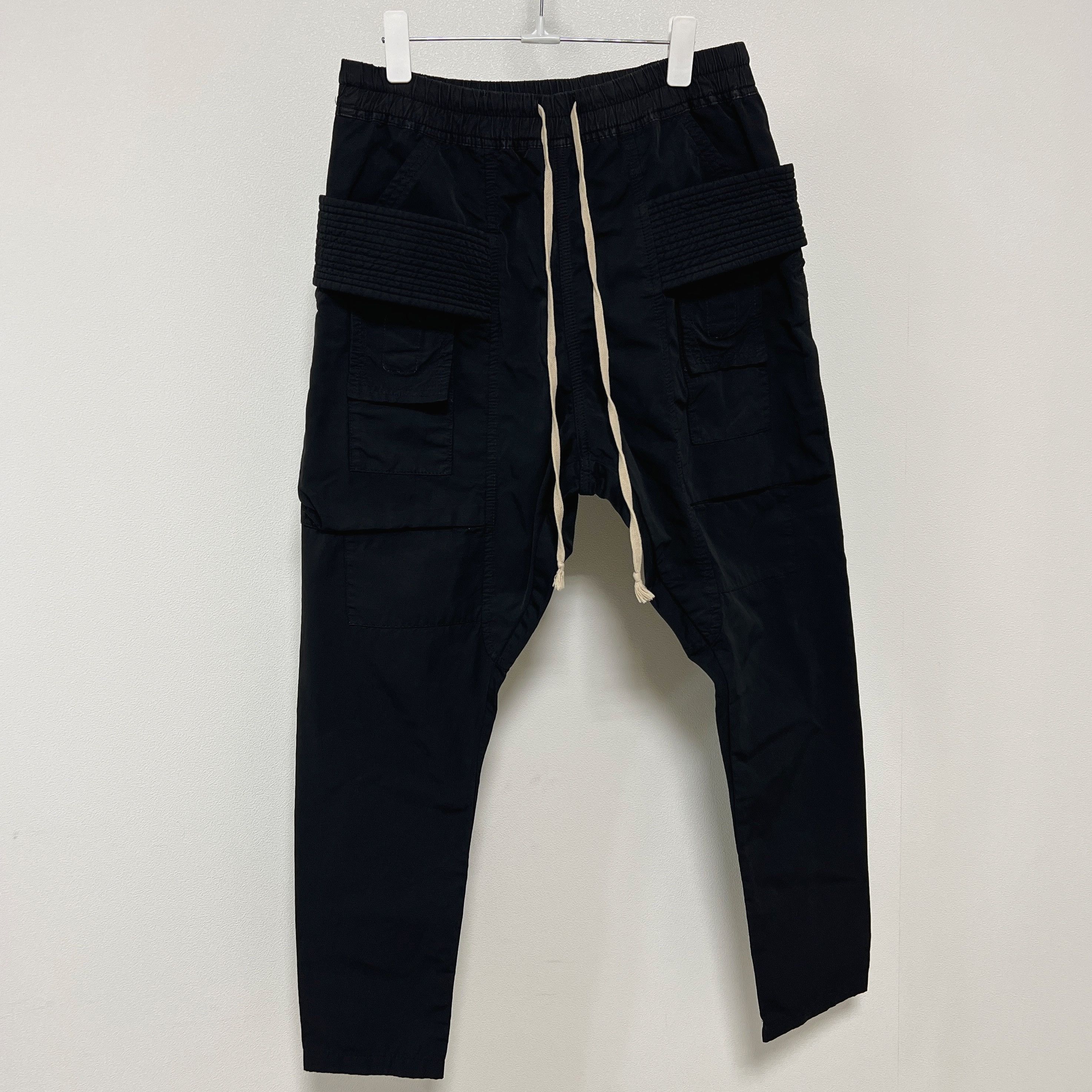Rick Owens Rick Owens FW14 DRKSHDW Creatch Cargo Pants Black Size US 30 / EU 46 - 2 Thumbnail