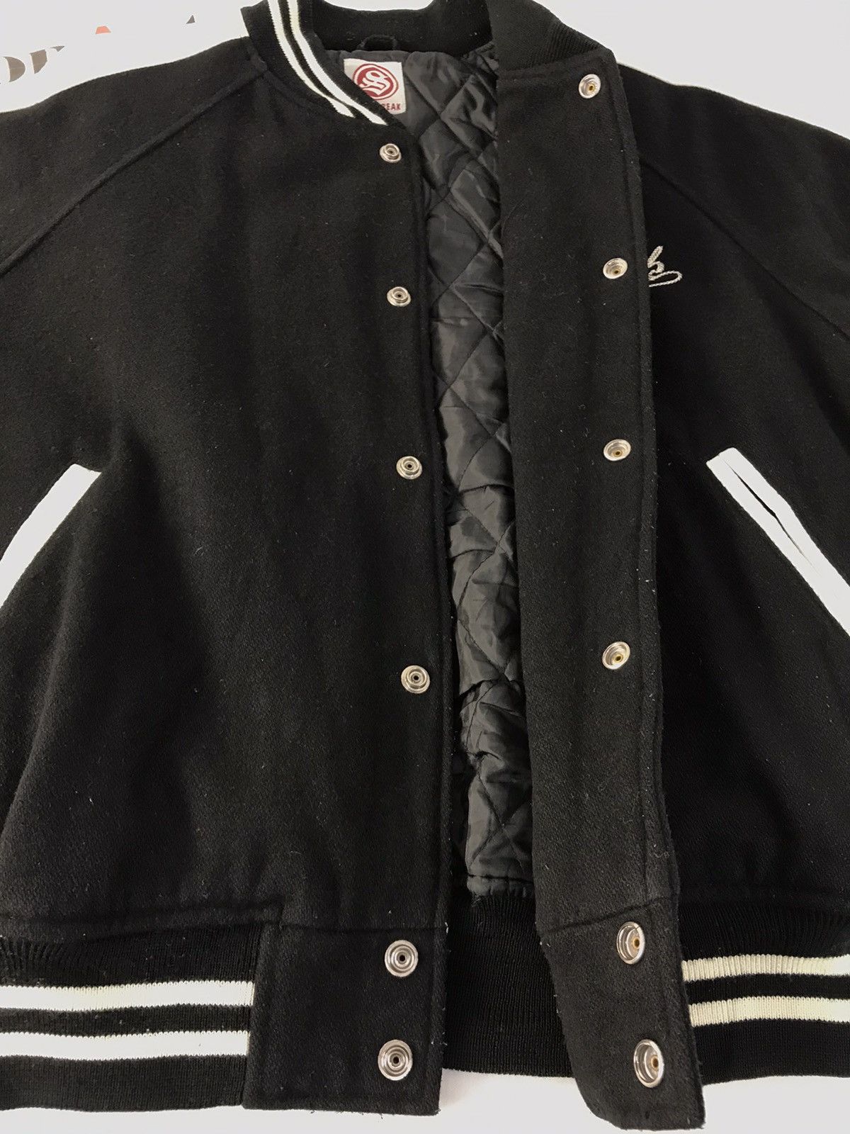 Japanese Brand Vtg Soul Break Street 54 Varsity Jacket Wool Snap Button Up Size US L / EU 52-54 / 3 - 7 Thumbnail