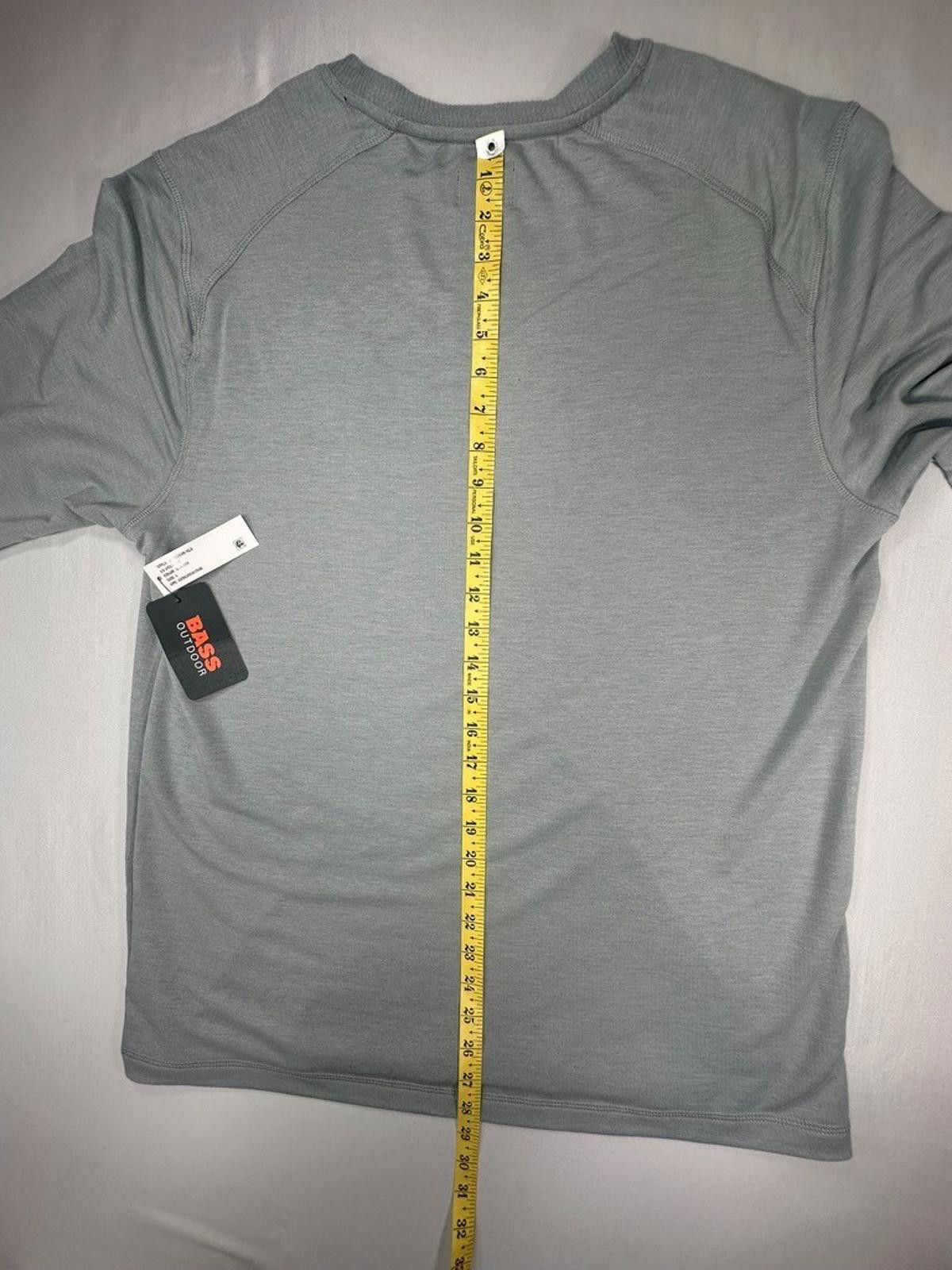 Bass Bass Outdoors Utili-Tee Pockets Logo Pullover T-Shirt Gray L Size US L / EU 52-54 / 3 - 5 Thumbnail