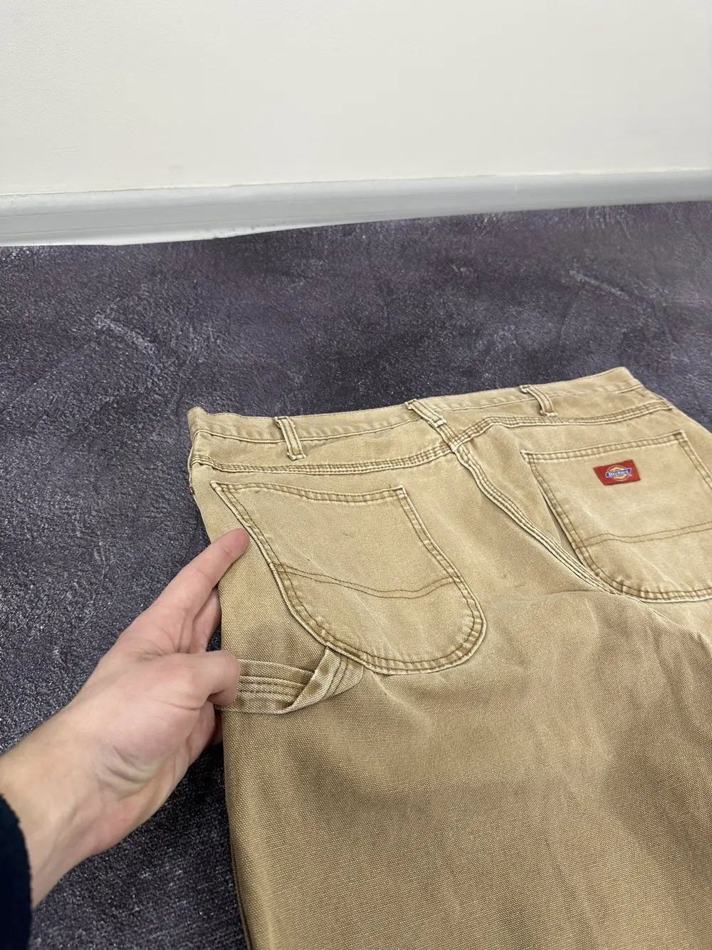 Dickies Vintage 90s Dickies Carpenter Opium Faded Cargo Work Pants Size US 38 / EU 54 - 6 Thumbnail