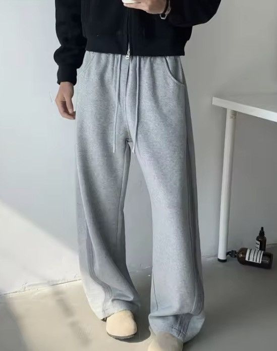 Japanese Brand ULTRA BAGGY WIDE-LEG SWEATPANTS (Y2K STREETWEAR) Size US 30 / EU 46 - 4 Thumbnail