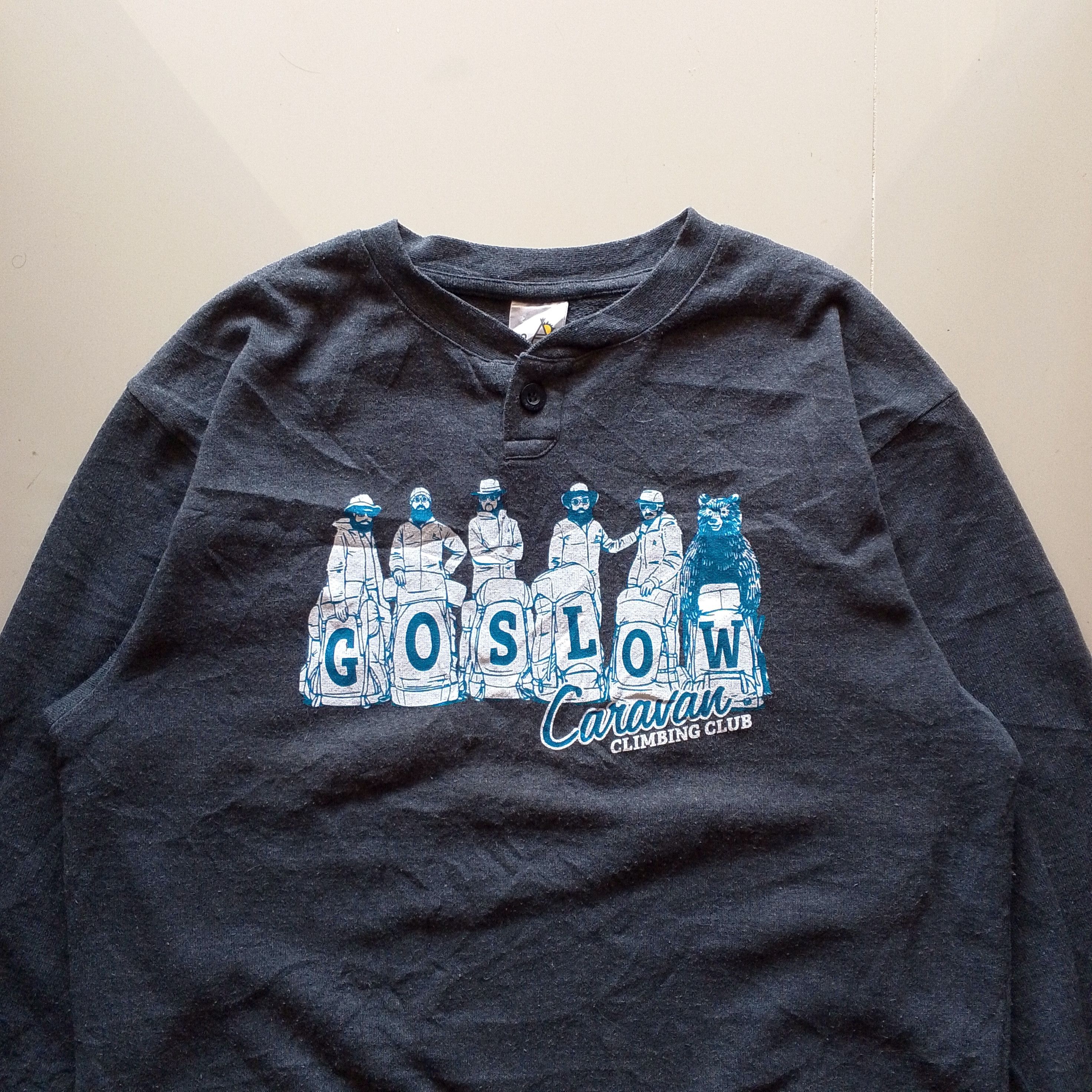 go slow caravan Go Slow Caravan Climbing Club Sweatshirt Size US M / EU 48-50 / 2 - 2 Thumbnail