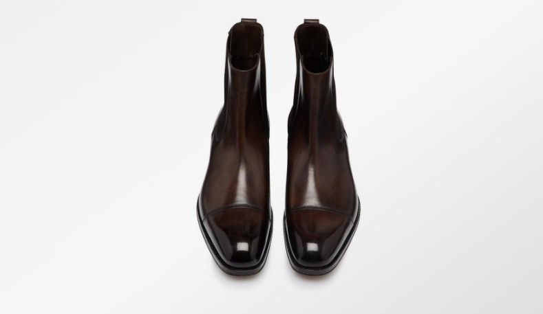 Tom Ford o1w1db10225 J1440 Chelsea Boots in Chocolate Brown Size US 12 / EU 45 - 2 Thumbnail