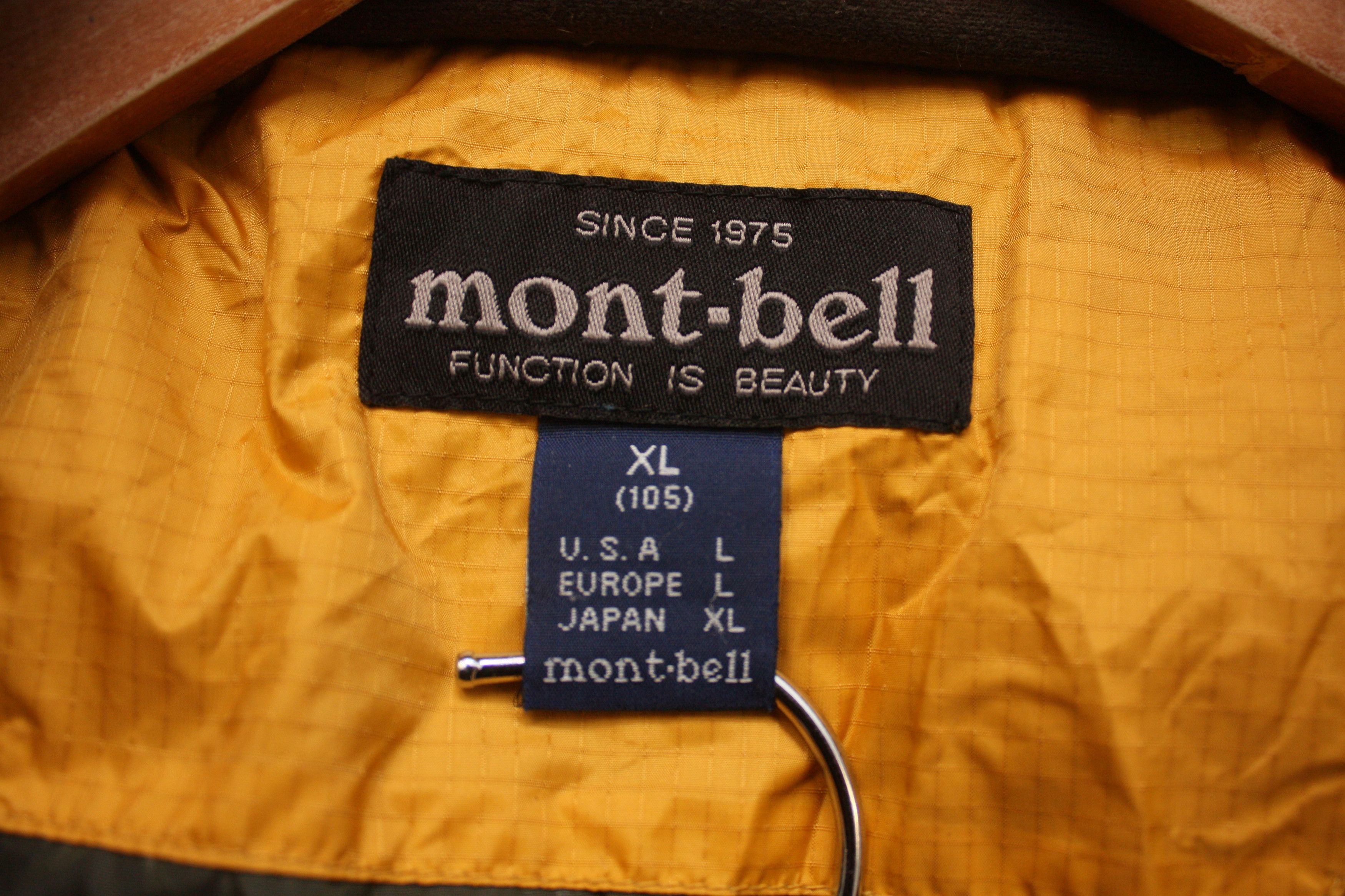 Montbell Montbell Yellow Puffer Down Jacket Men's Large Size US L / EU 52-54 / 3 - 6 Thumbnail
