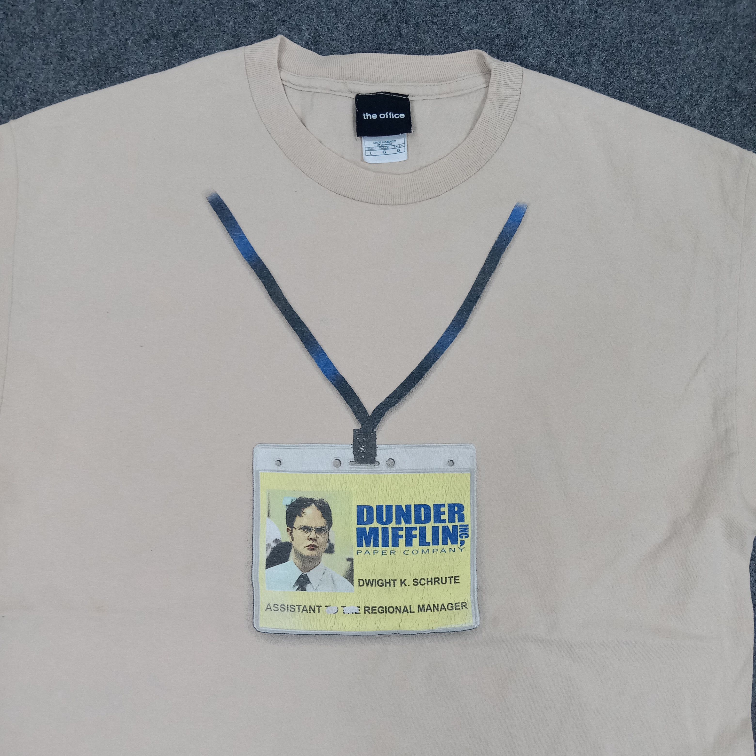 Vintage Dunder Mifflin American Company Staff Parody Tshirt Size US L / EU 52-54 / 3 - 2 Thumbnail