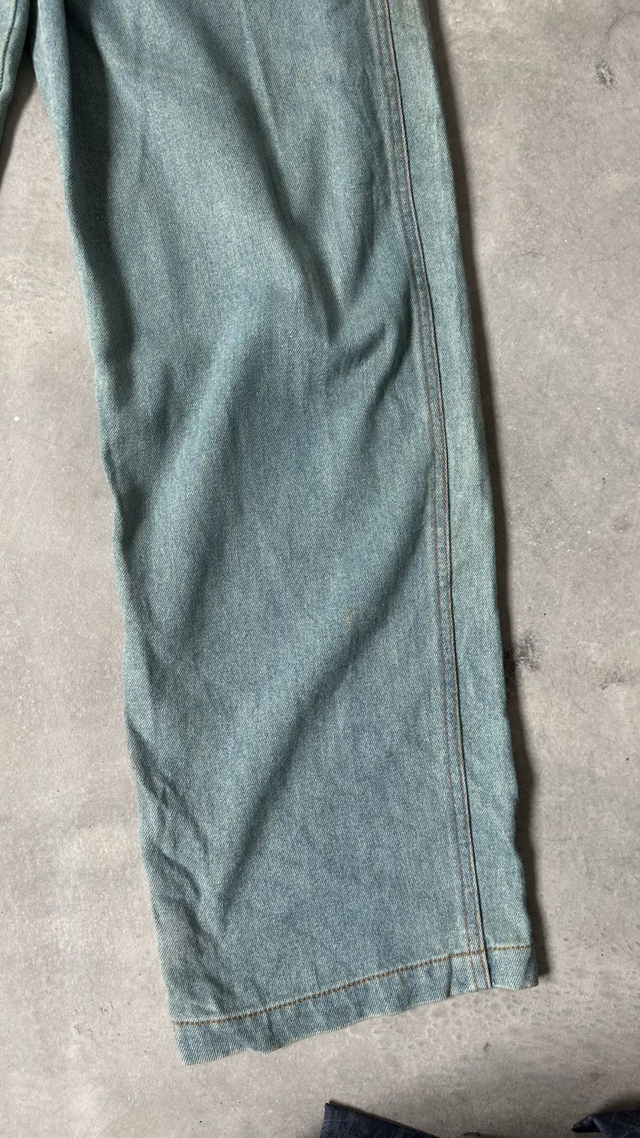 Japanese Brand VINTAGE SHREDDERS BIG BACK POCKET JEANS Size US 34 / EU 50 - 3 Thumbnail