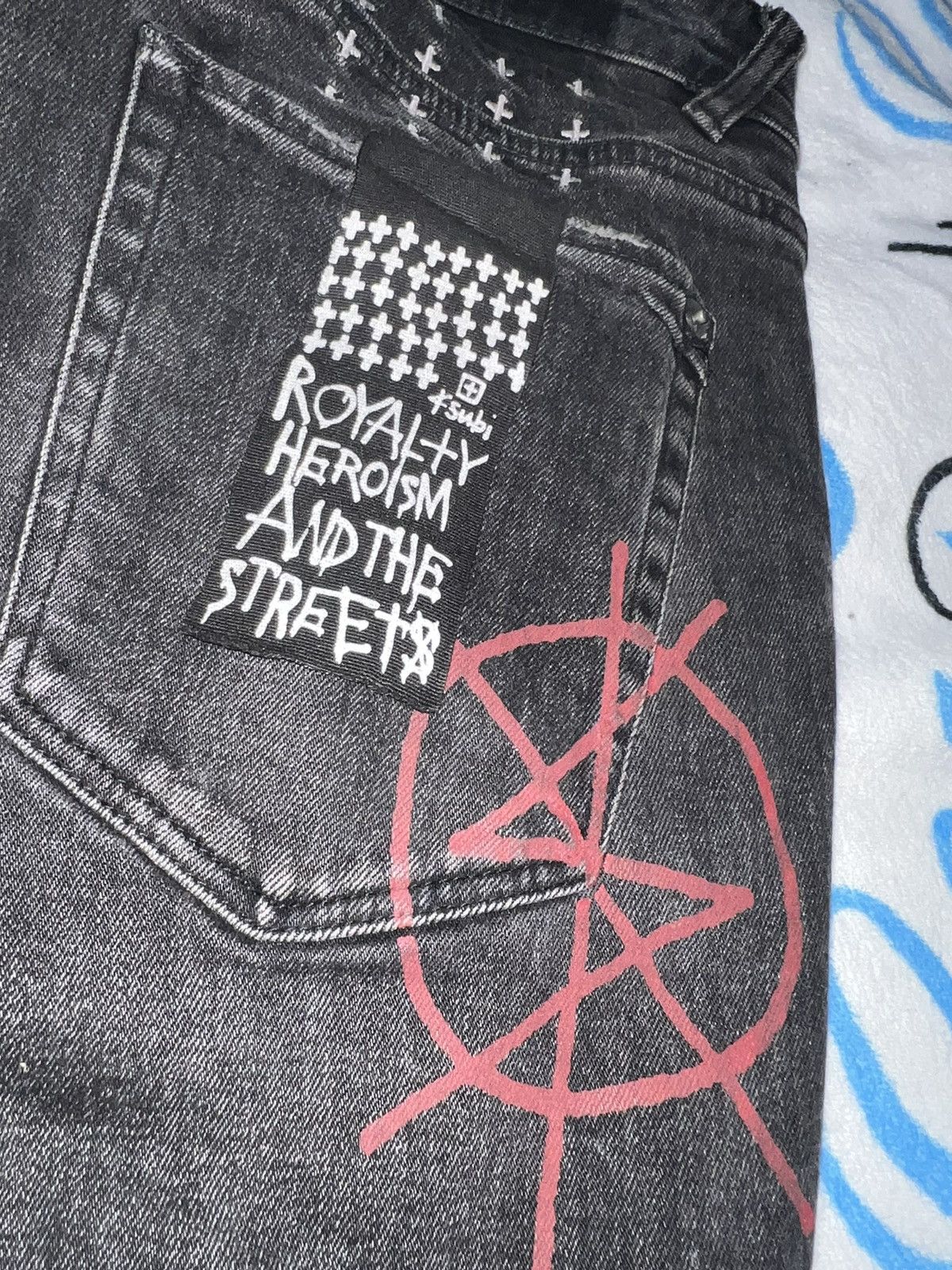 Ksubi Grey Black Washed Ksubi “Still Here” Jeans Size US 33 - 5 Thumbnail