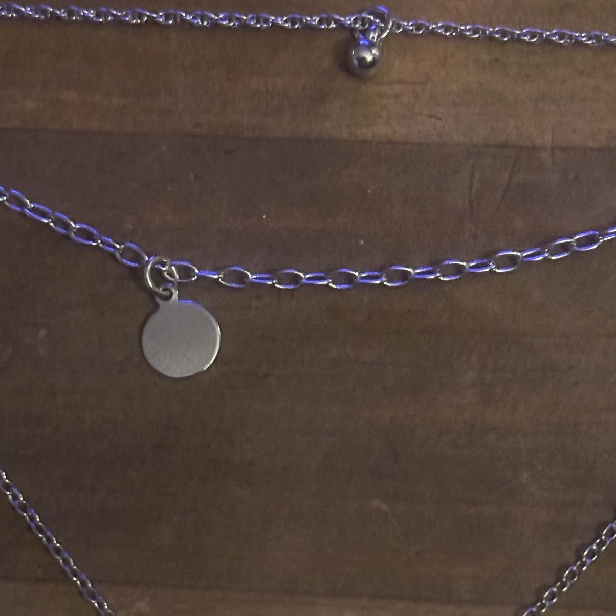 Other Silver tone multi strand layered pendant necklace Size ONE SIZE - 6 Thumbnail