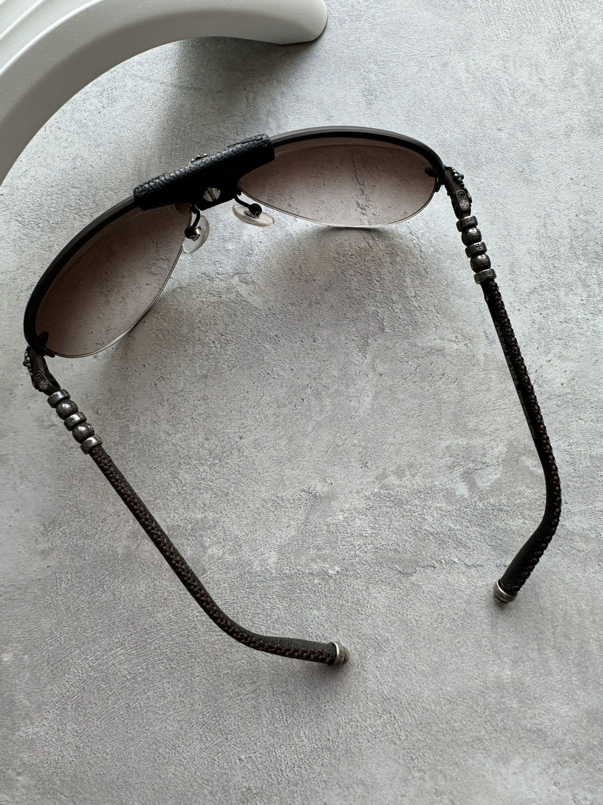 Chrome Hearts Chrome Hearts Balls Brown Silver Glasses Size ONE SIZE - 6 Thumbnail