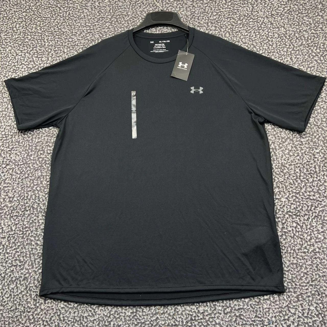 Under Armour Under Armour Shirt Men Black Short Sleeve Crew Neck New XL Size US XL / EU 56 / 4 - 1 Thumbnail