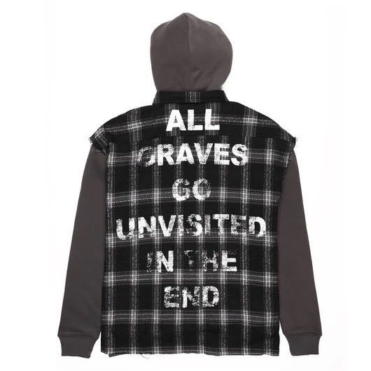 G59 Records Lonely Boy all graves go unvisited in the end flannel hoodie Size US XXL / EU 58 / 5 - 2 Thumbnail