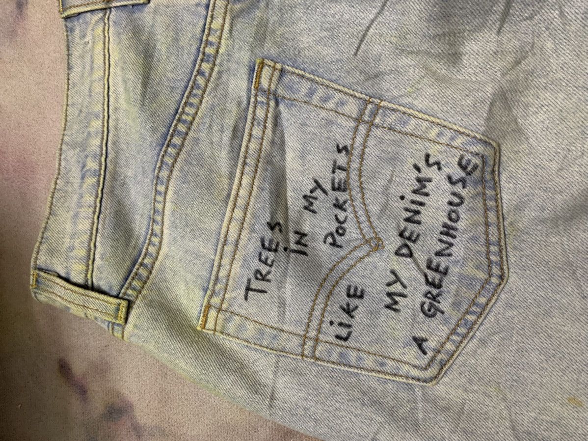 Levi's Levi’s Premium Big E Balloon Leg Custom Painted Size US 29 - 13 Thumbnail