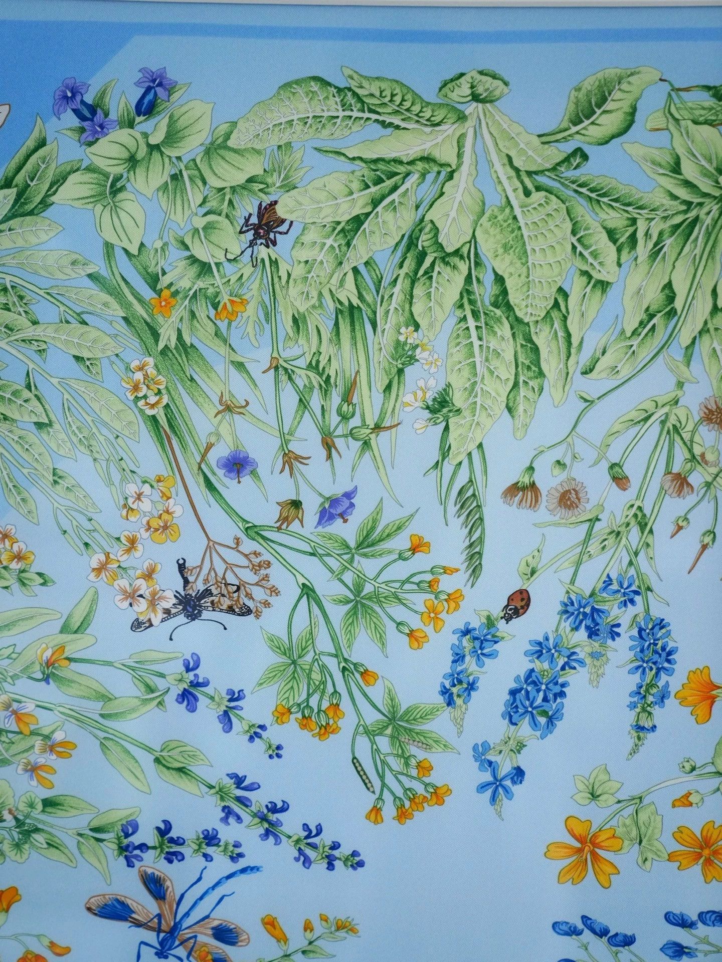 Hermes Hermes LA PRAIRIE Silk Scarf 90cm 1994/2002 Size ONE SIZE - 4 Thumbnail
