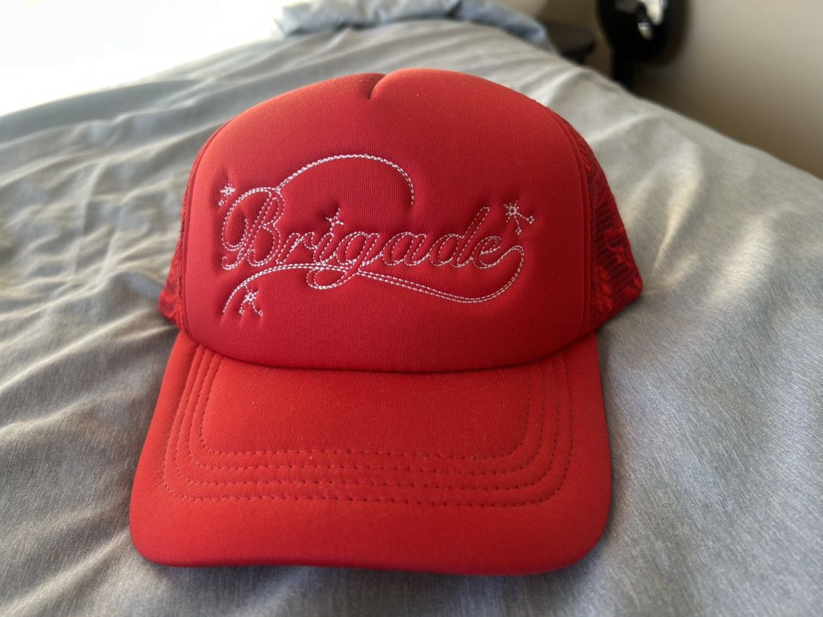 Brigade Brigade Paisley Embroidered Trucker Hat Size ONE SIZE - 1 Thumbnail