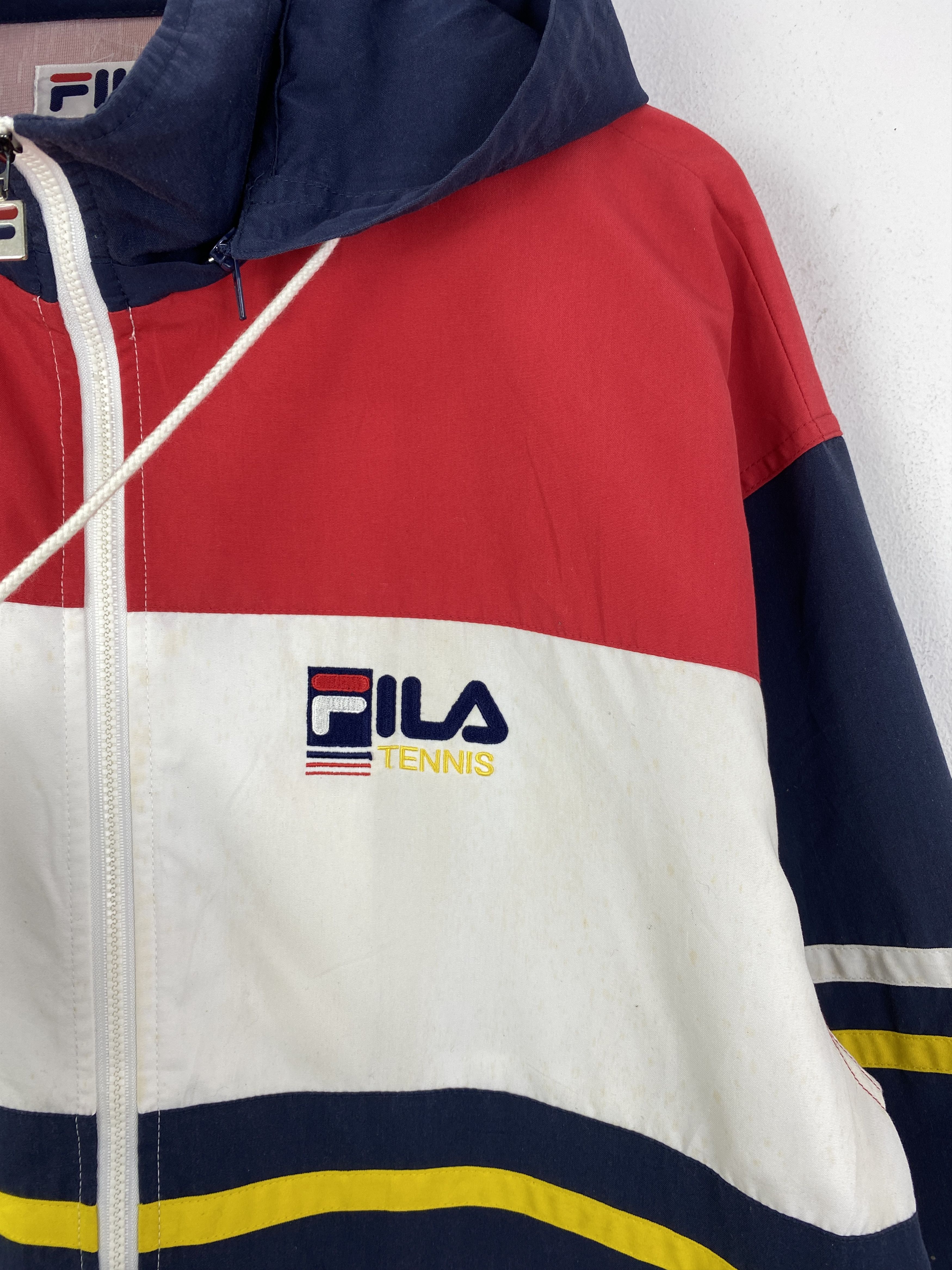 Fila Vintage 90s Fila Tennis International Backhit Jacket J0088 Size US XL / EU 56 / 4 - 7 Thumbnail
