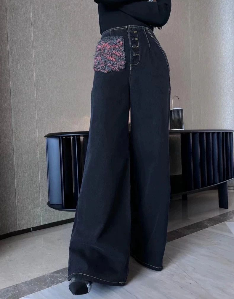 Chanel Chanel Handmade workshop series wide-leg jeans Size 26" / US 2 / IT 38 - 7 Thumbnail
