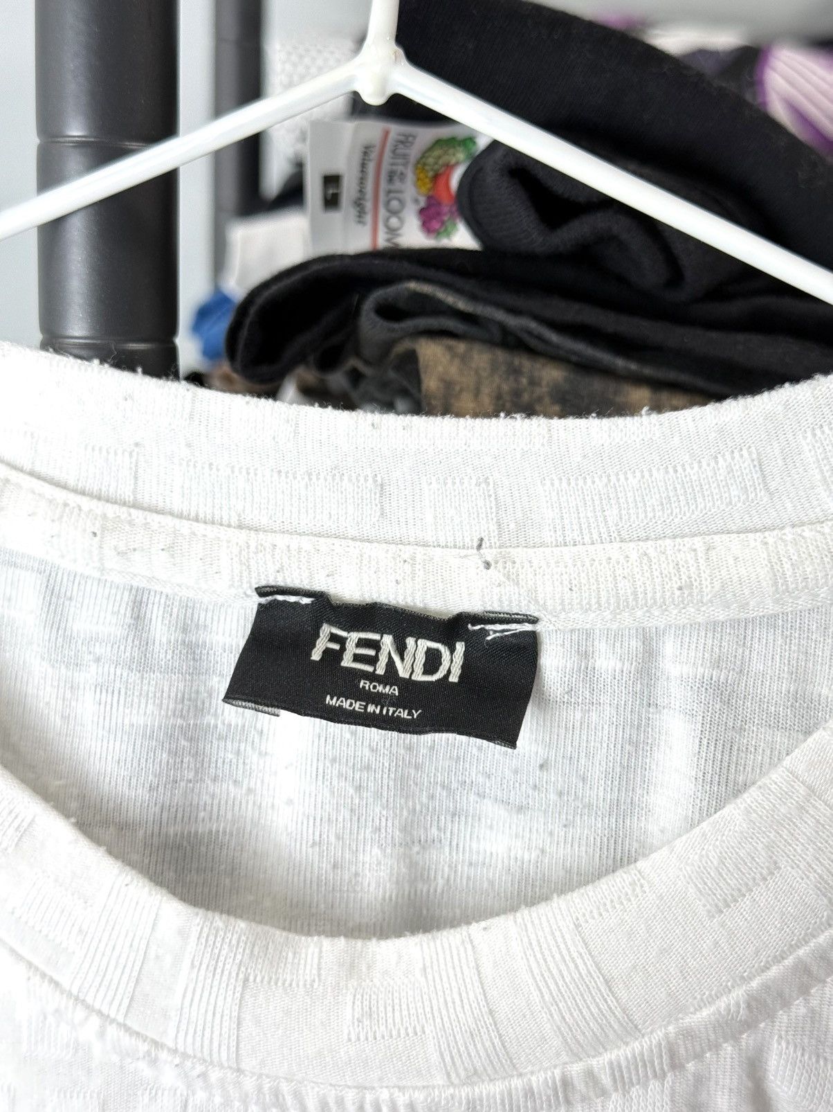 Other Vintage Fendi Roma Monogram T Shirt Size US XL / EU 56 / 4 - 3 Thumbnail