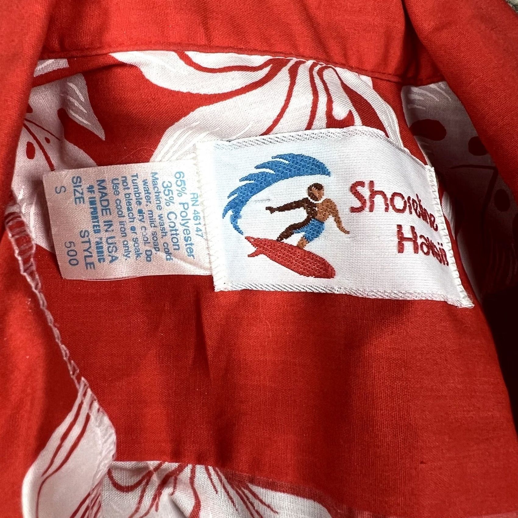 Vintage VINTAGE Shoreline Hawaii Beach Shirt Mens L Red White Floral Button Up Size US L / EU 52-54 / 3 - 2 Thumbnail