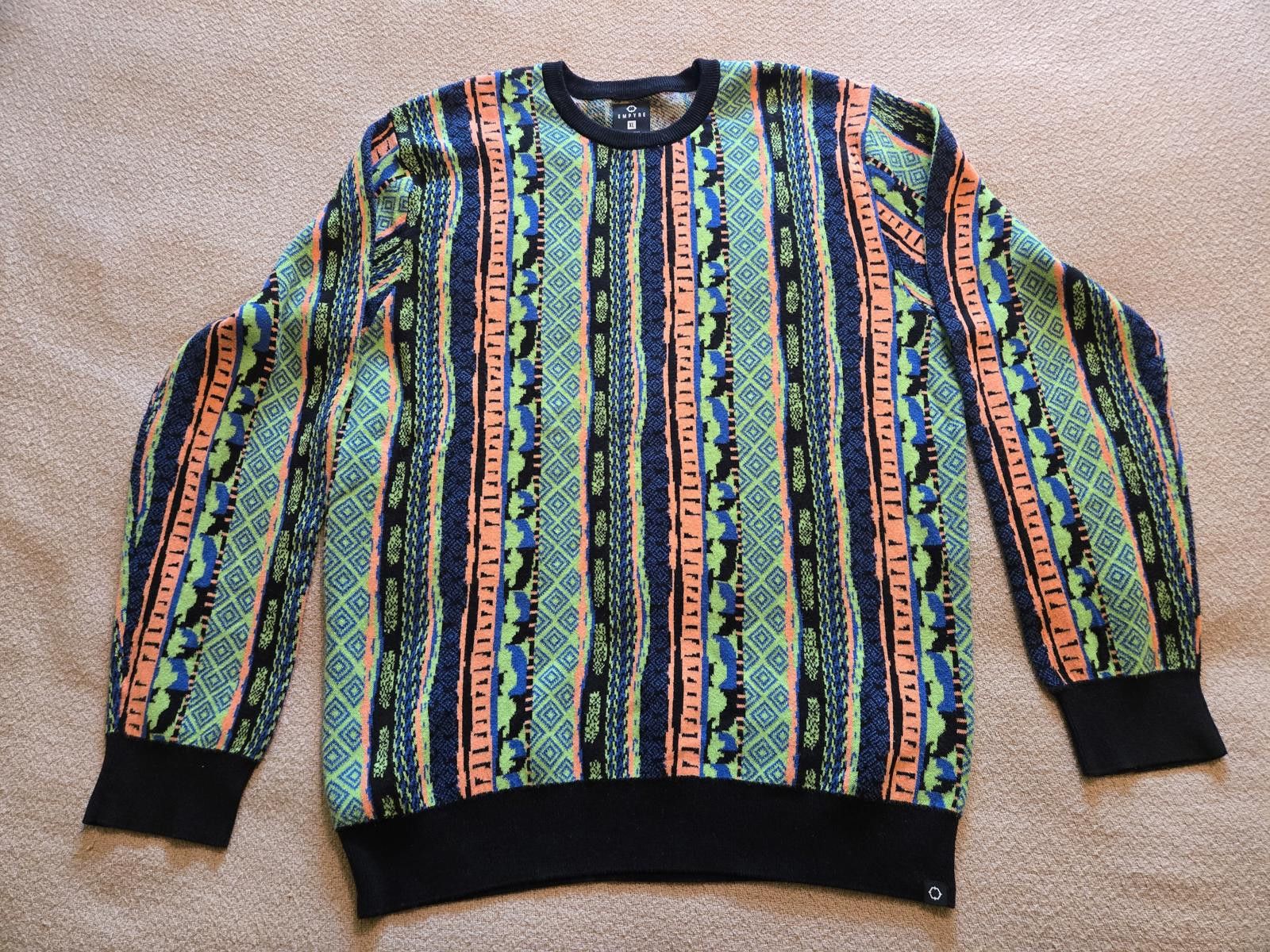 Other Empyre XL Vintage 90s Pattern Knit Sweater Size US XL / EU 56 / 4 - 3 Thumbnail