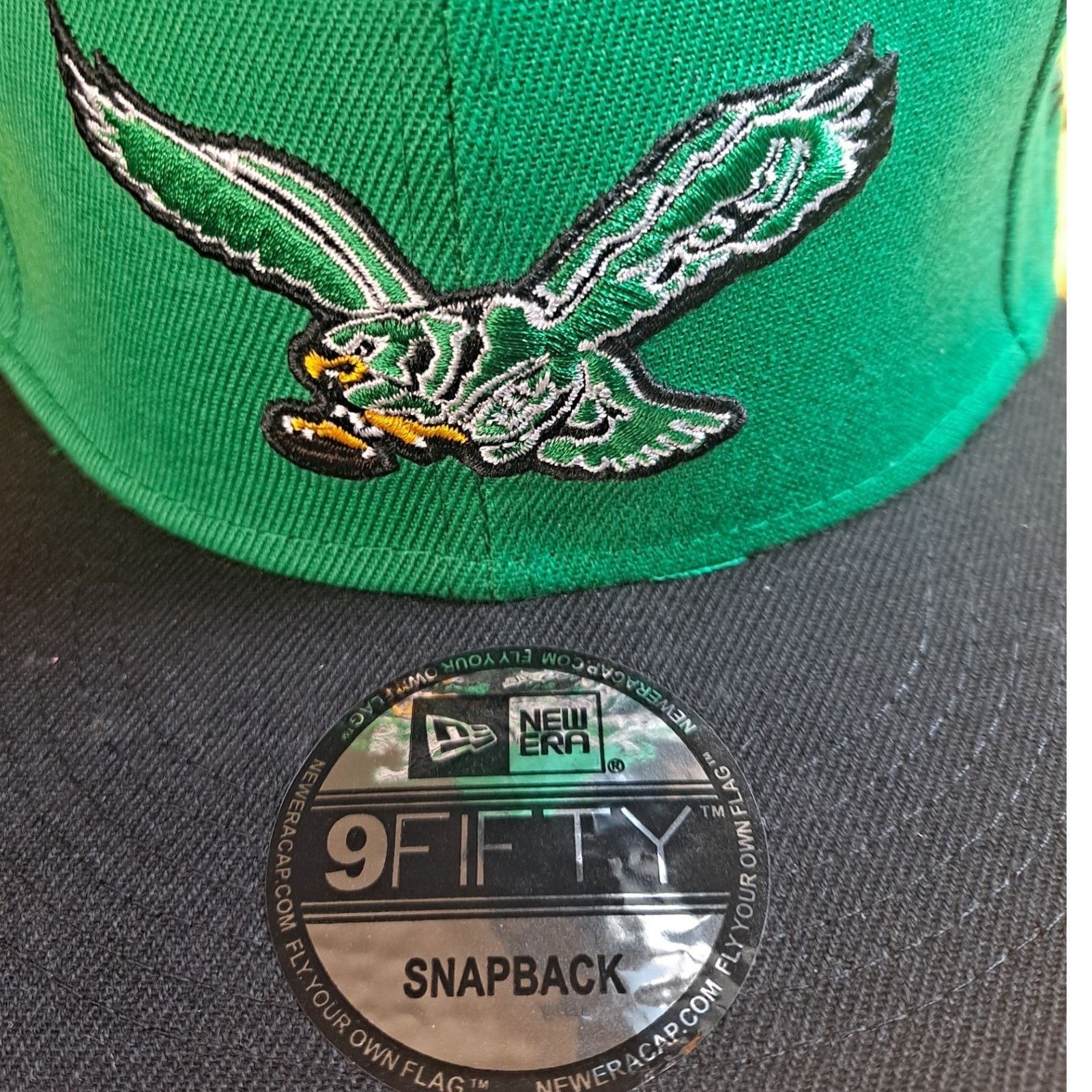 New Era Philadelphia Eagles New Era Snapback Hat Anniversary NFL Cap Size ONE SIZE - 2 Thumbnail
