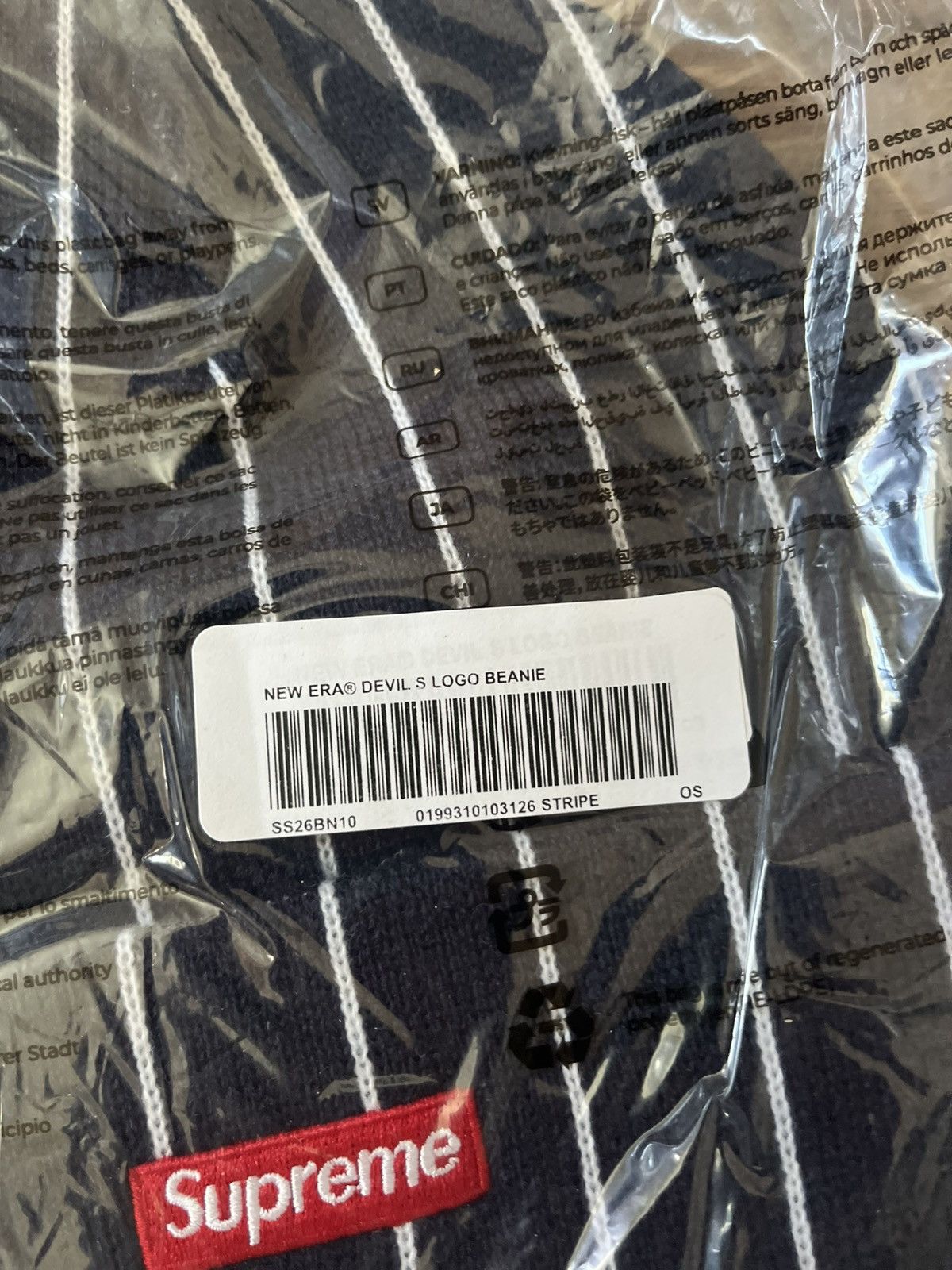 Supreme Supreme New Era Devil S Logo Beanie Size ONE SIZE - 5 Thumbnail