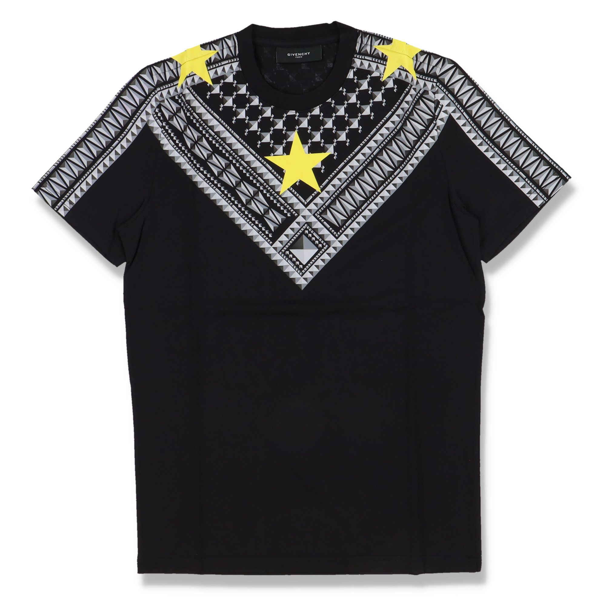 image of Givenchy Black Keffiyeh Stars Print T-Shirt, Men's (Size XL)