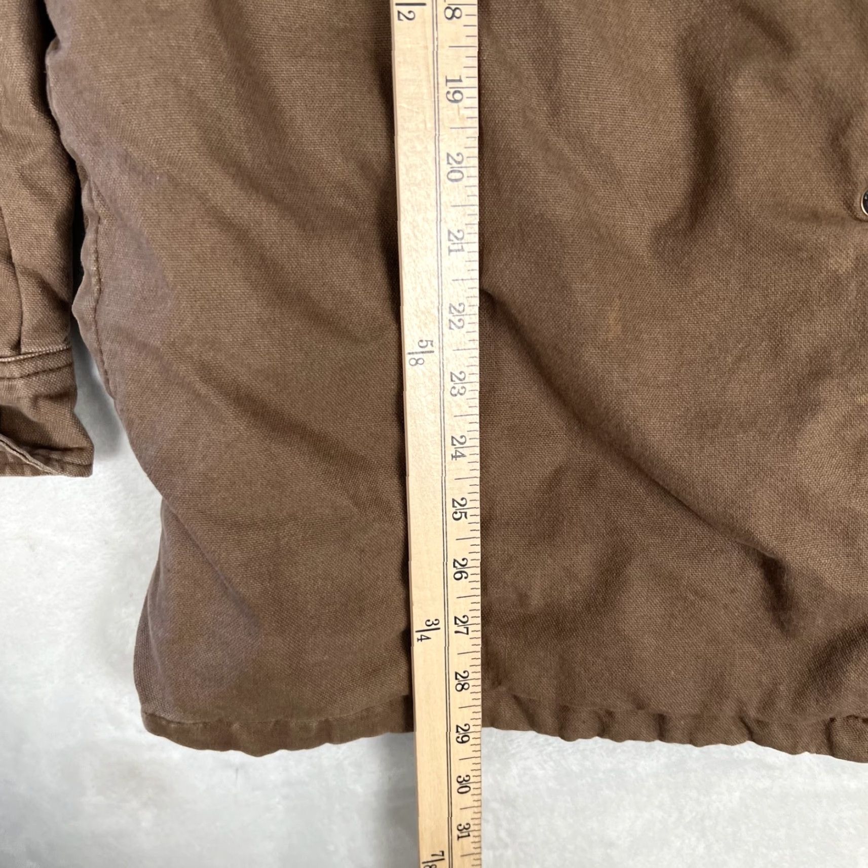 Dickies Dickies Hooded Jacket Duck Canvas Brown Men’s Size XL Quilted Lined Work Coat Jacket/Coat Size US XL / EU 56 / 4 - 5 Thumbnail