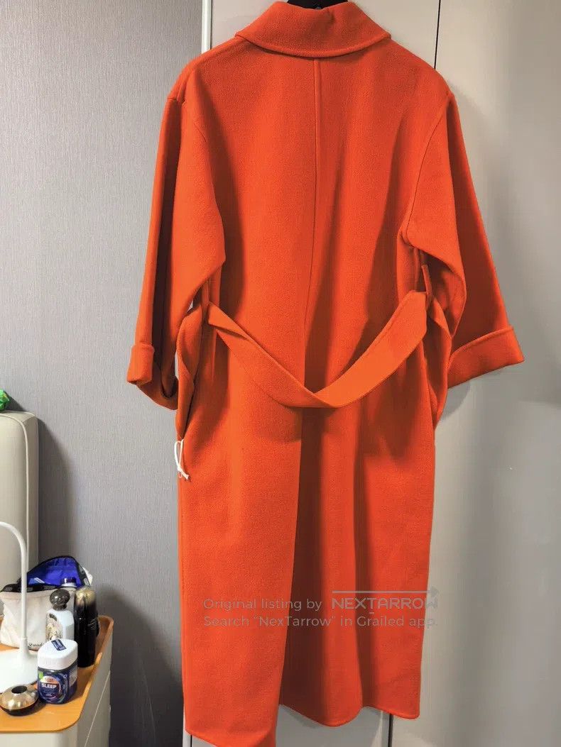 Jil Sander Jil Sander size 34 Orange Cashmere Coat Size 4XL / US 24-26 - 2 Thumbnail