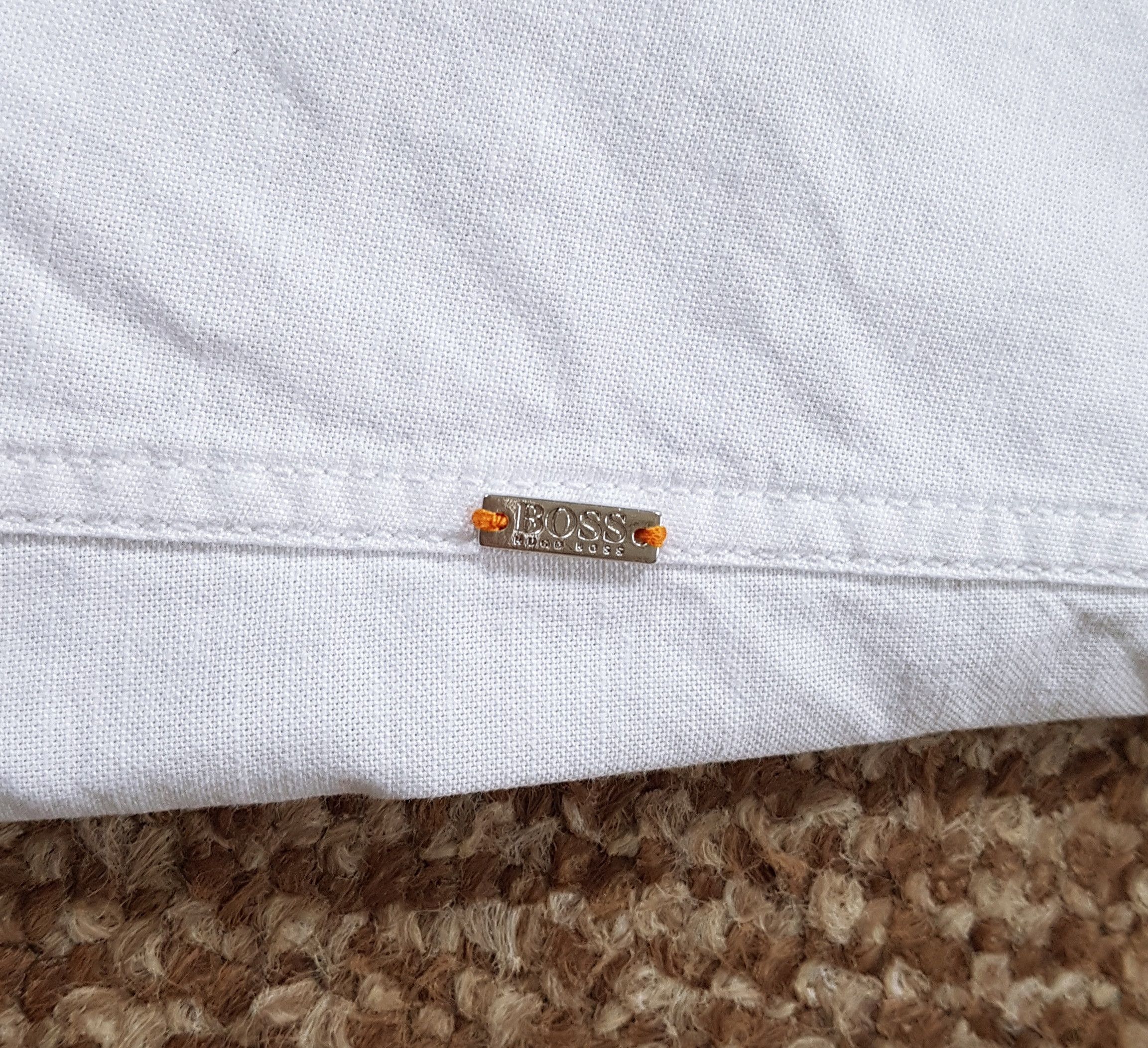 Hugo Boss Hugo Boss Button Down Cotton Long Sleeve White Shirt sz XXL Size US XXL / EU 58 / 5 - 5 Thumbnail