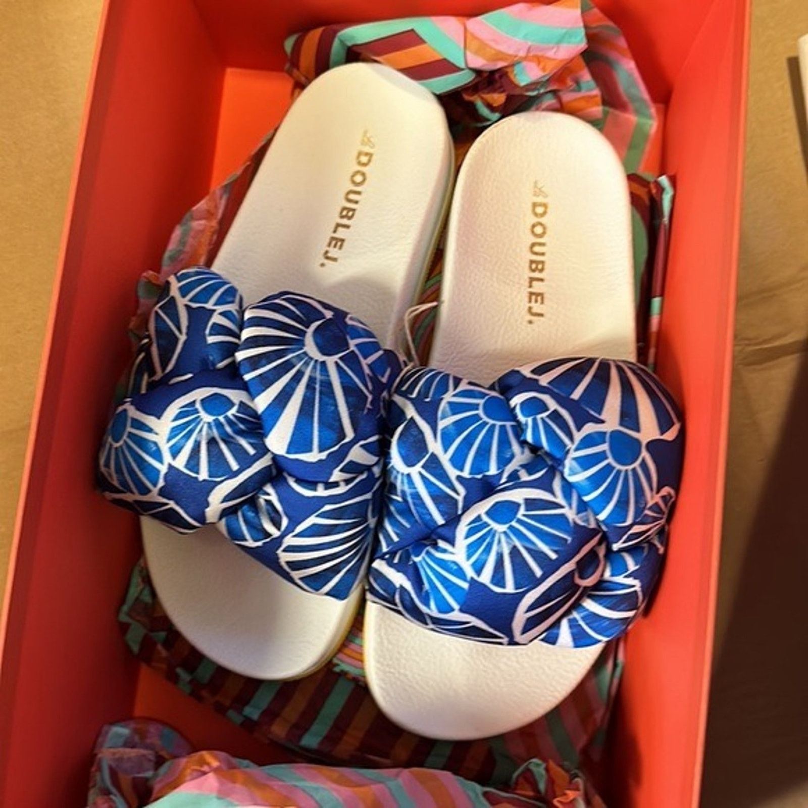 La DoubleJ La Double J Printed Braided Flat Sandals size 8 Size US 8 / IT 38 - 3 Thumbnail