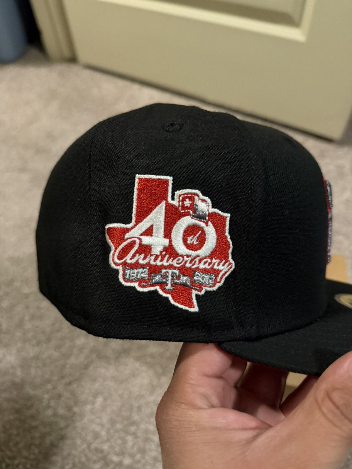 New Era 7 1/4 New Era Texas Rangers 40th Anniversary Terminator Size ONE SIZE - 3 Thumbnail
