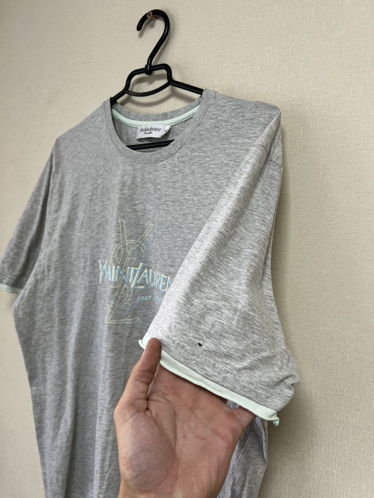 Yves Saint Laurent Vintage YSL Shirt Size US XL / EU 56 / 4 - 4 Thumbnail