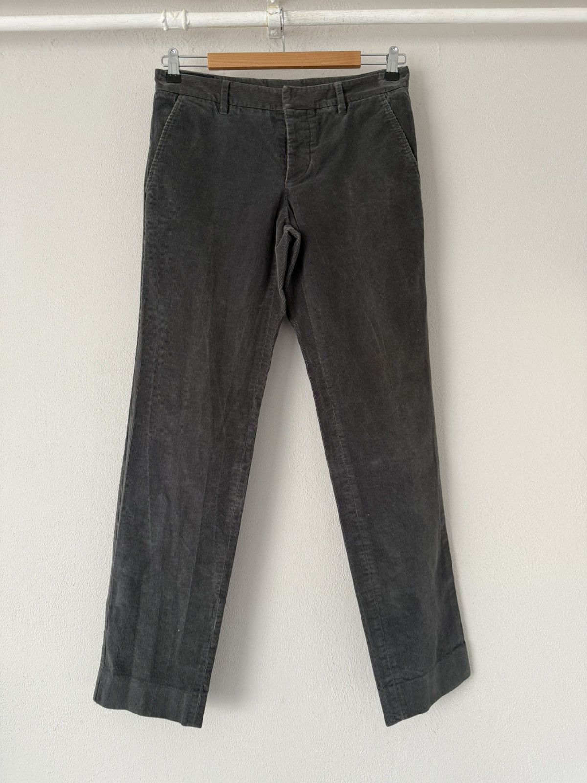 Gucci Skinny Corduroy Pants in Washed Olive Green Size US 30 / EU 46 - 1 Thumbnail