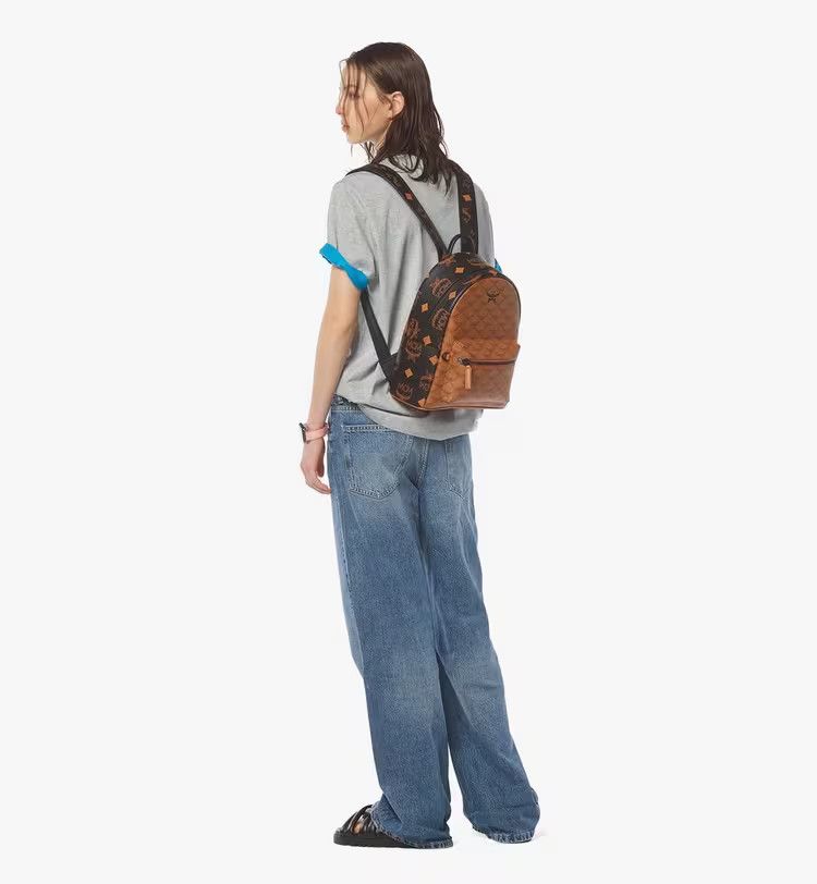 MCM o1mt1gz1125 Dup / Size: OS / Small Backpack in Brown/Black Size ONE SIZE - 6 Thumbnail