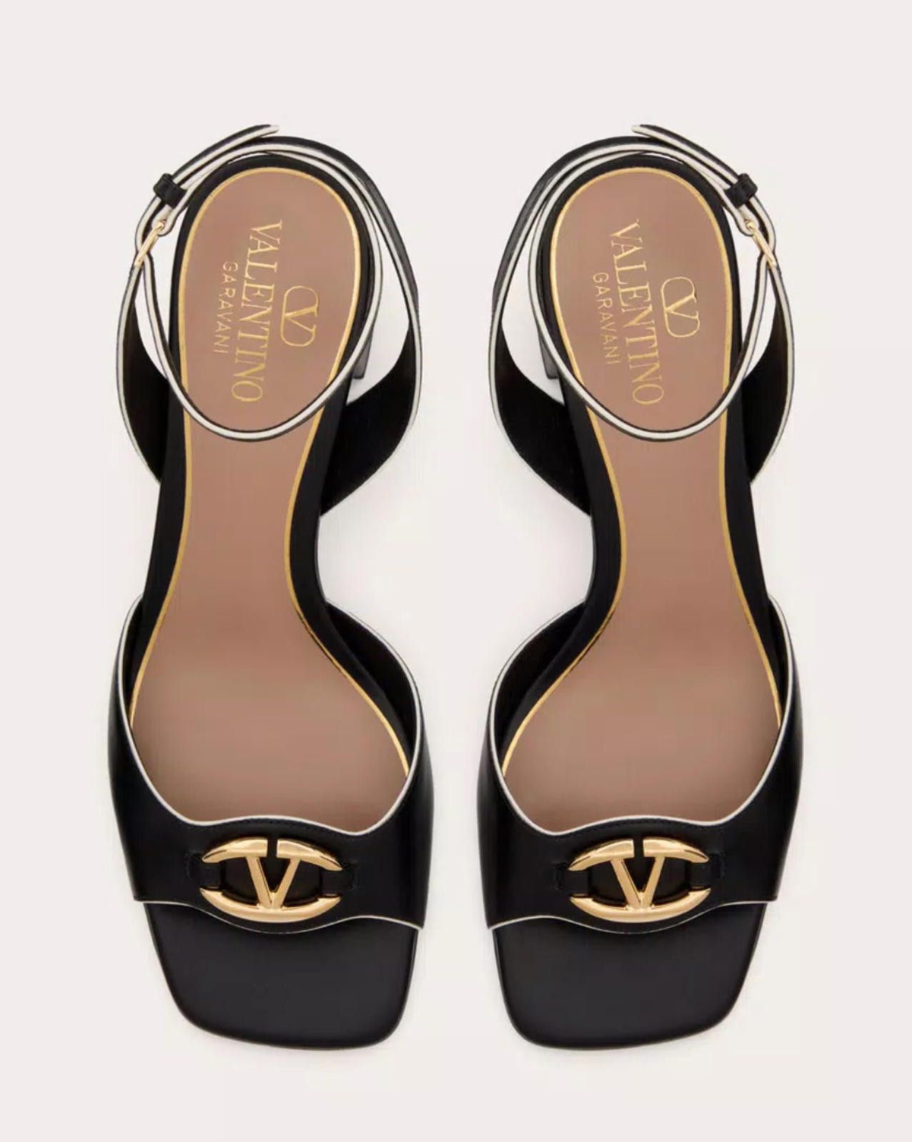 Other Valentino V-Logo Leather Sandal Size US 7.5 / IT 37.5 - 4 Thumbnail