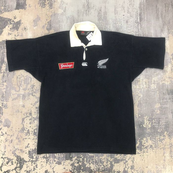 Canterbury Of New Zealand T519 90s Steinlager Canterbury All Blacks