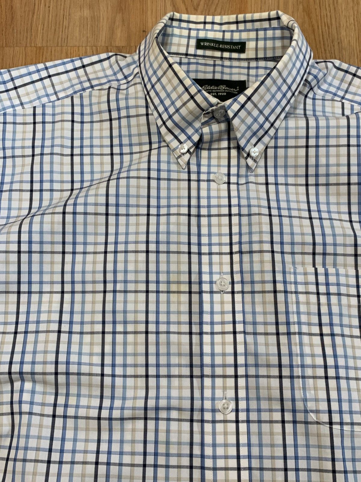 Eddie Bauer SzL-Eddie Bauer Long Sleeve Plaid Button Up Plaid Size US L / EU 52-54 / 3 - 7 Thumbnail