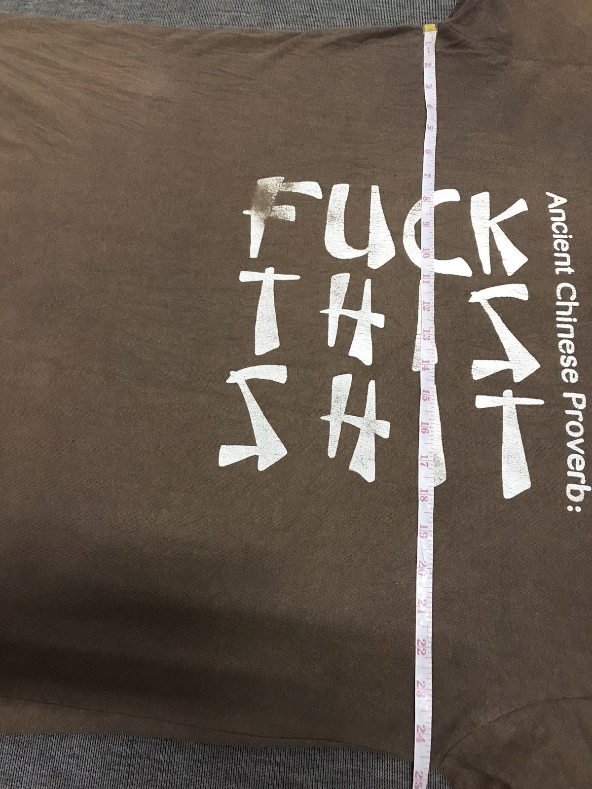 Other × Vintage Vintage Wording Tees Ancient Chinese Proverb:FUCK THIS SHIT Size US XL / EU 56 / 4 - 9 Thumbnail