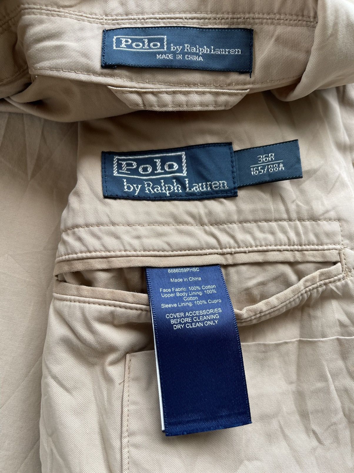 Polo Ralph Lauren Polo Ralph Lauren Unconstructed Cotton Chino Blazer/Jacket Size US M / EU 48-50 / 2 - 12 Thumbnail