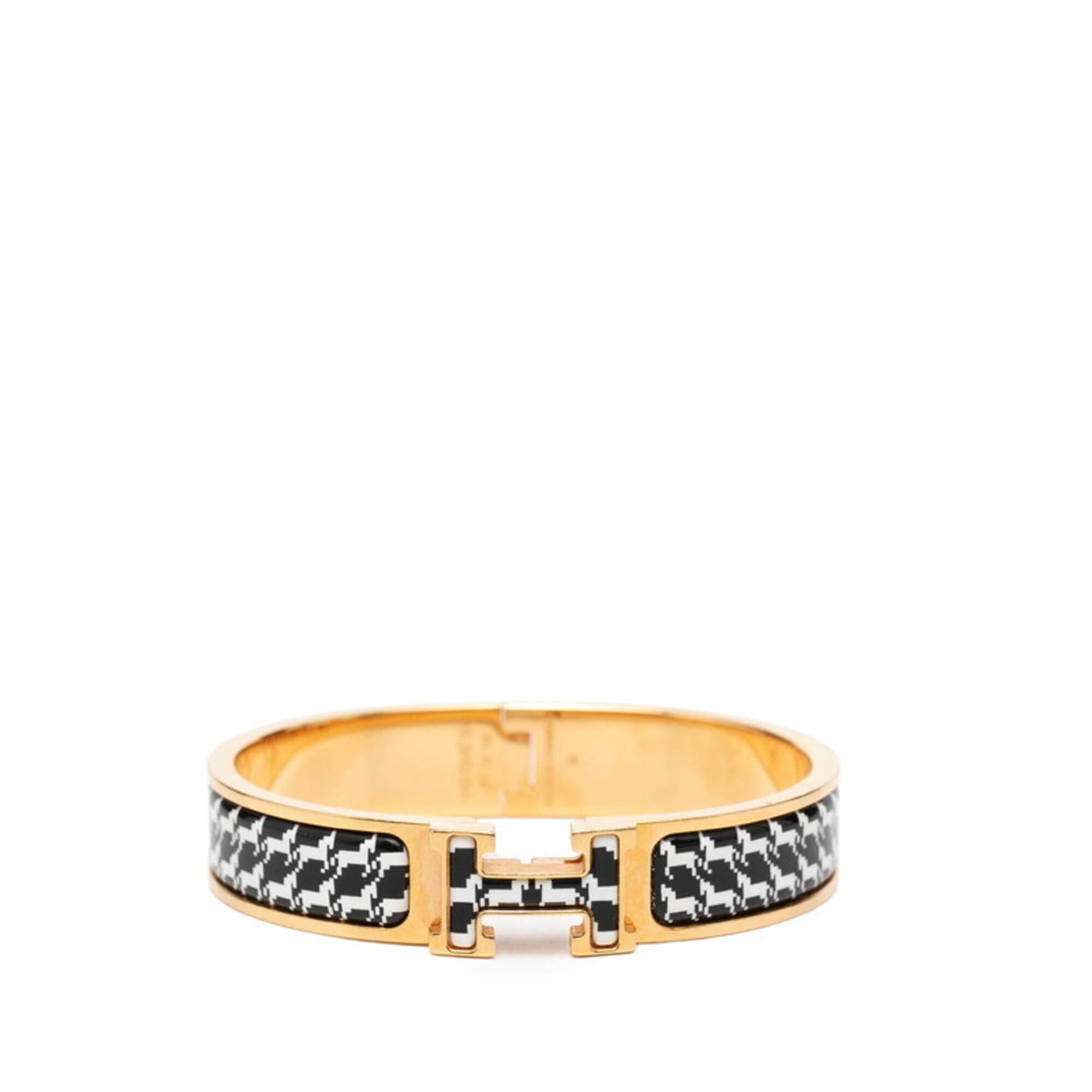 Hermes Hermes Click H PM Bracelet, Gold Multicolor Plated Enamel, Women's Size ONE SIZE - 1 Thumbnail