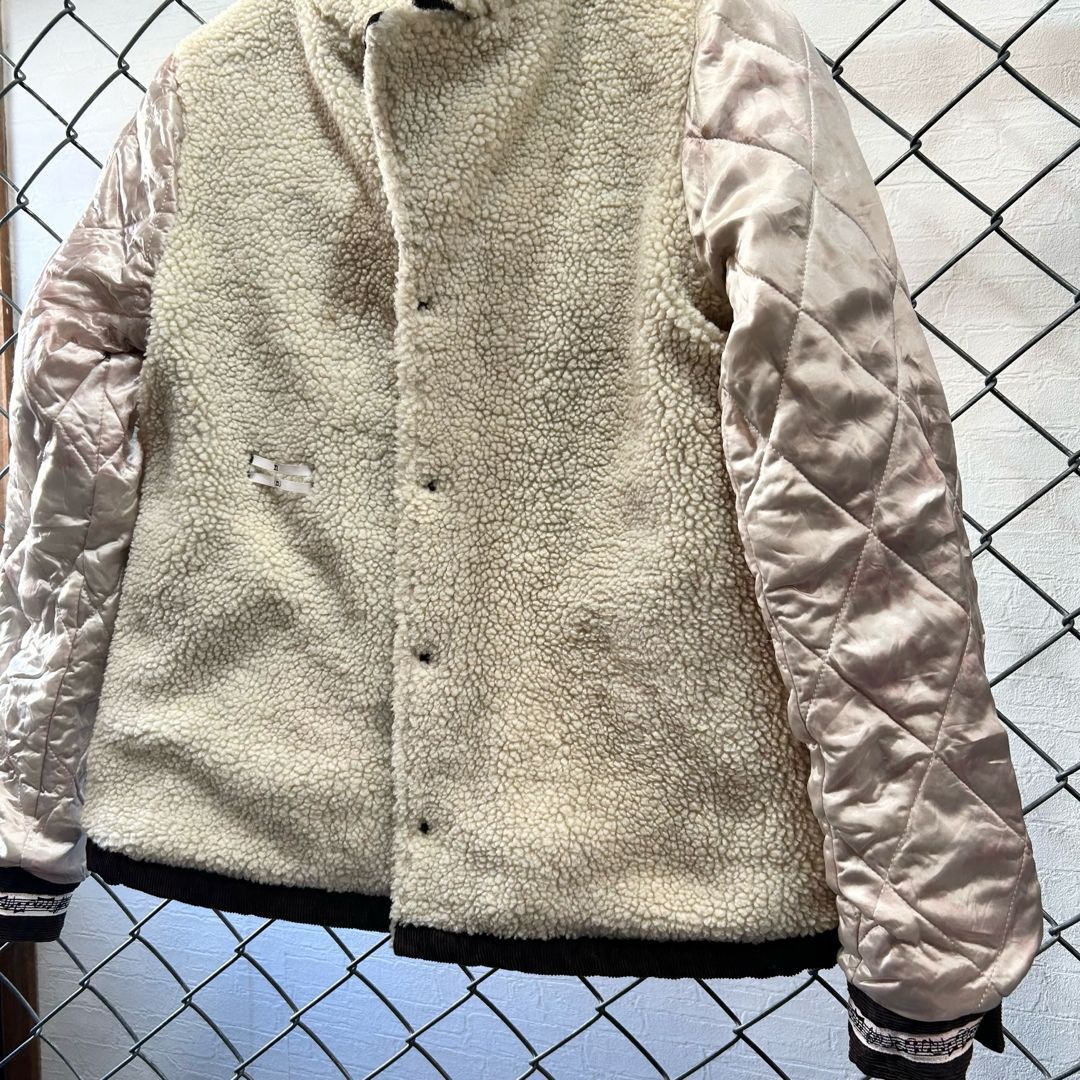 Number (N)ine AW07 "Love God Murder" Fleece Corduroy Lunch Jacket Size US XS / EU 42 / 0 - 12 Thumbnail
