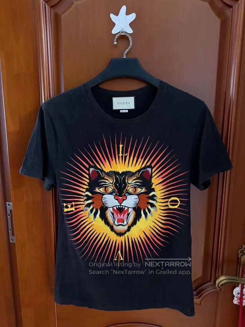 Gucci Gucci Black Cat Head Graphic T. Size US XS / EU 42 / 0 - 1 Thumbnail