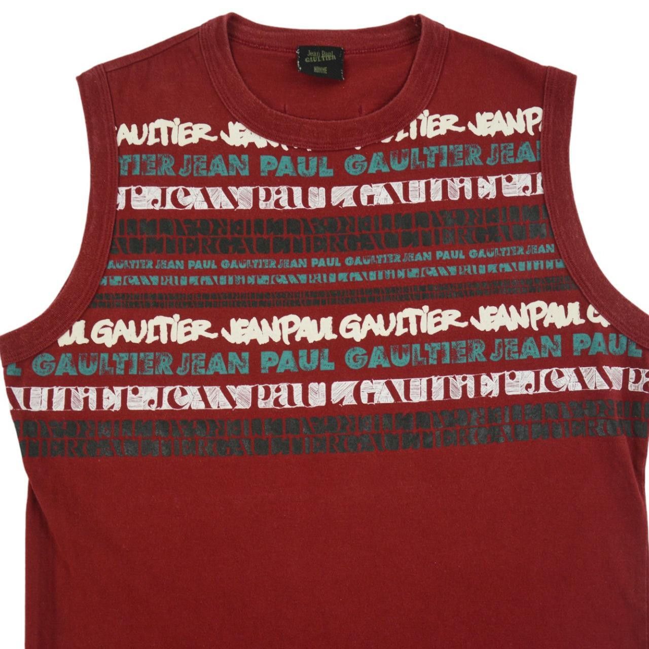 JPG Jean Paul Gaultier Monogram Tank Top Vest Woman's Size M