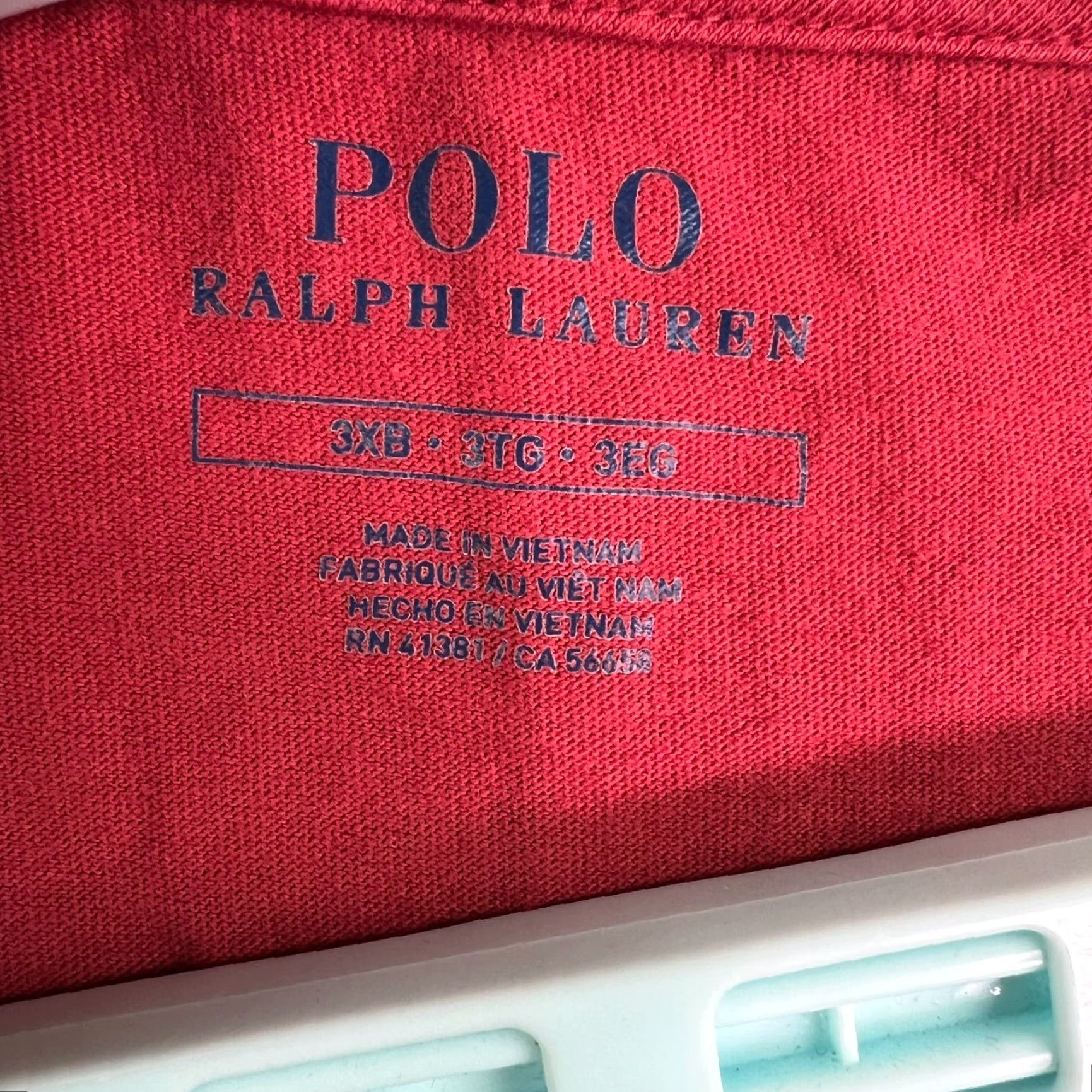 Vintage Polo Shirt 3XL Red Short Sleeve Pocket Logo Embroidered Crew Neck Mens Size US XXL / EU 58 / 5 - 4 Thumbnail