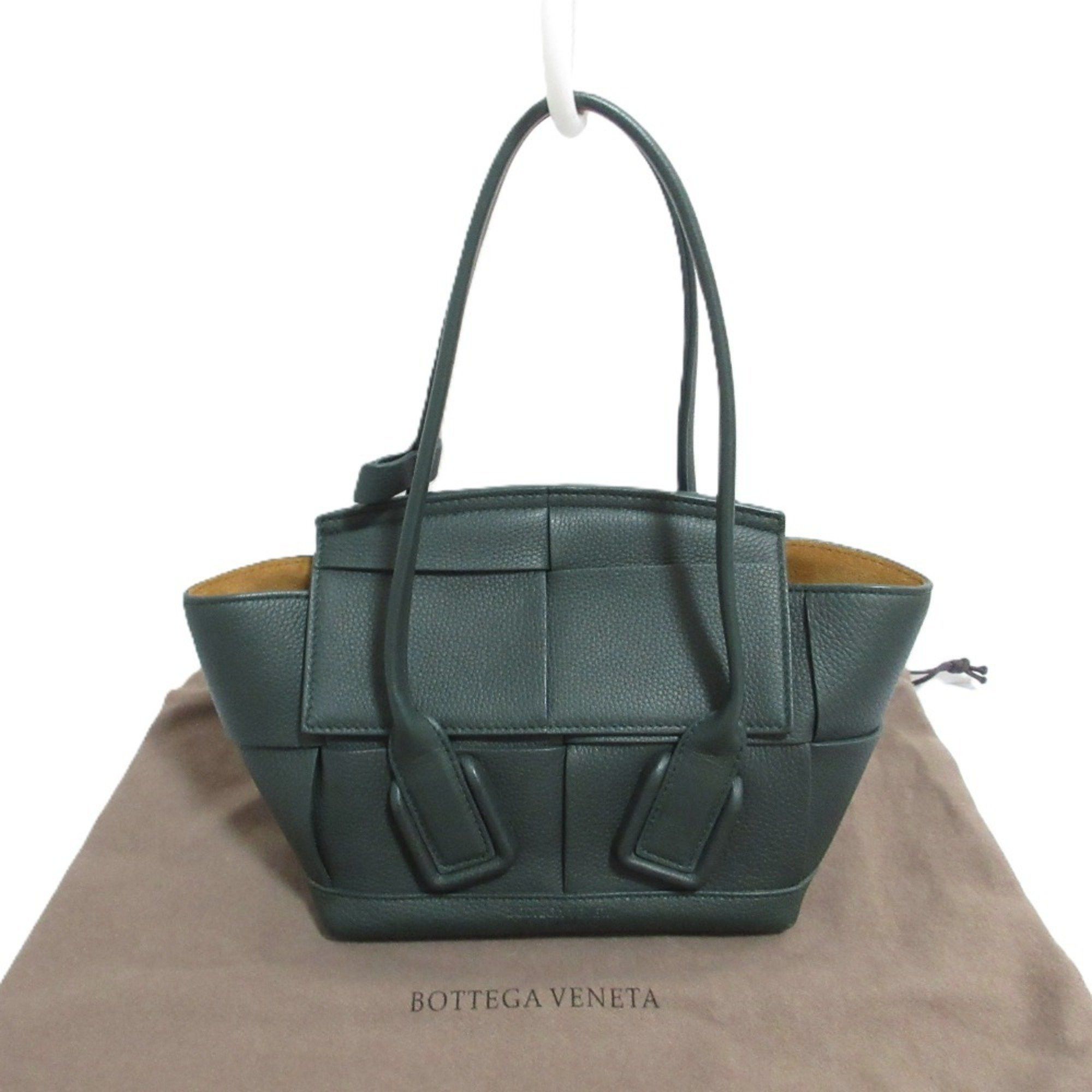 BOTTEGA VENETA Mini The Arco 2-way handbag/shoulder bag 600606 Green Women's
